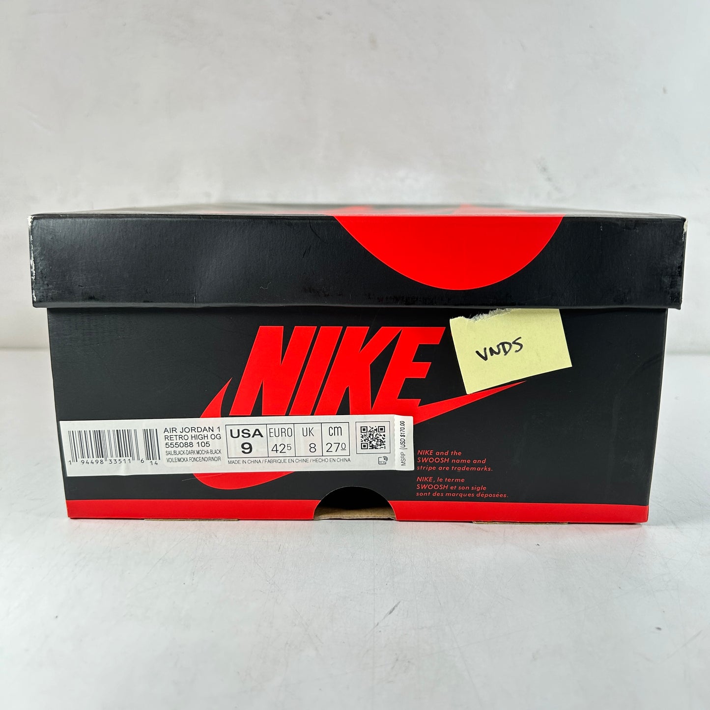 555088 105 Jordan 1 Mocha [USED] - 9 M (VNDS)