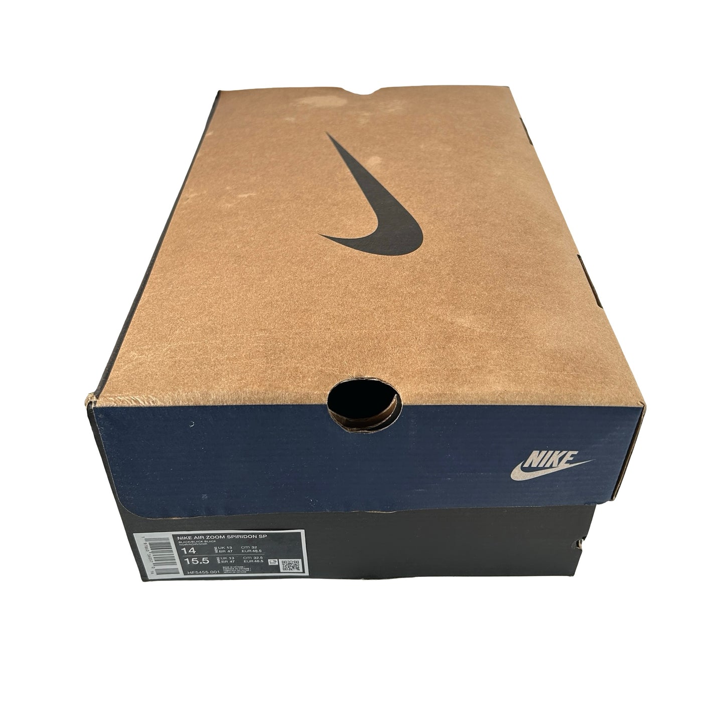 HF5455 001 Nike Air Zoom Spiridon Fragment Design Black [USED] - 14 M (Used)