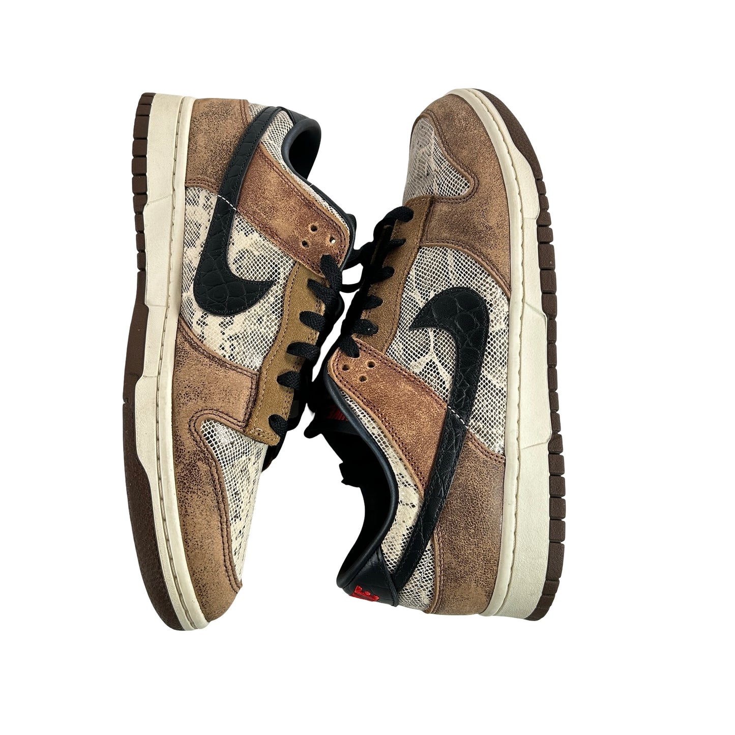 FJ5434 120 Nike Dunk Low Premium CO.JP Brown Snakeskin [USED] - 10 M (Used)