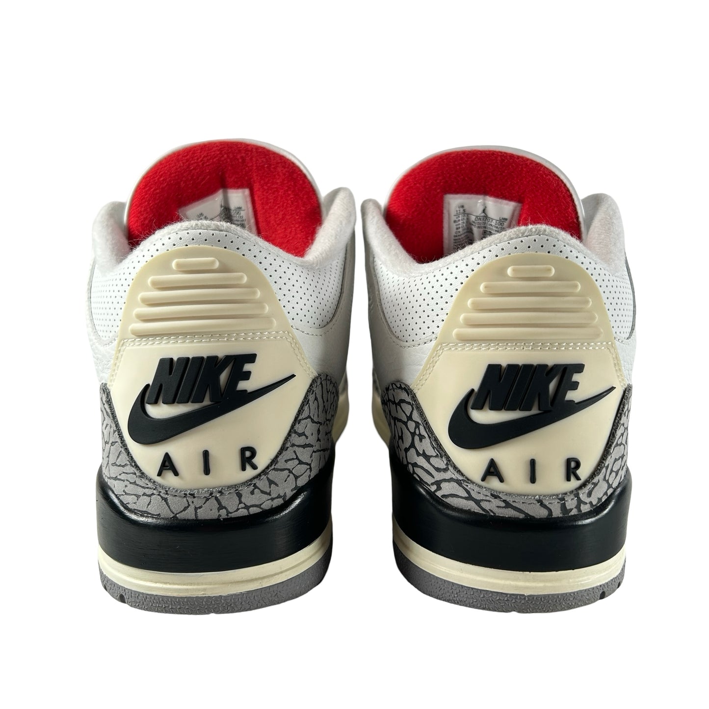 DN3707 100 Jordan 3 Retro White Cement Reimagined [USED] - 11.5 M (Used) (No Box)