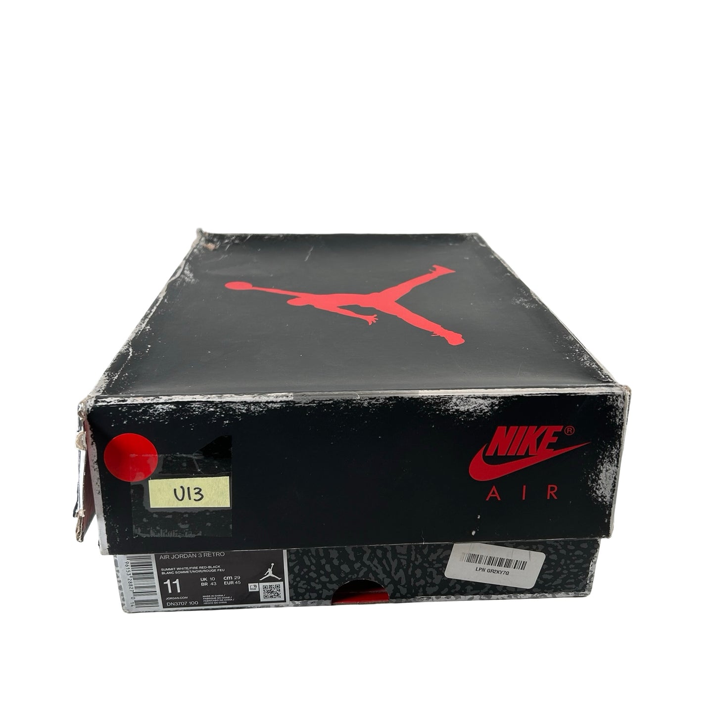 DN3707 100 Jordan 3 Retro White Cement Reimagined [USED] - 11 M (Used13)