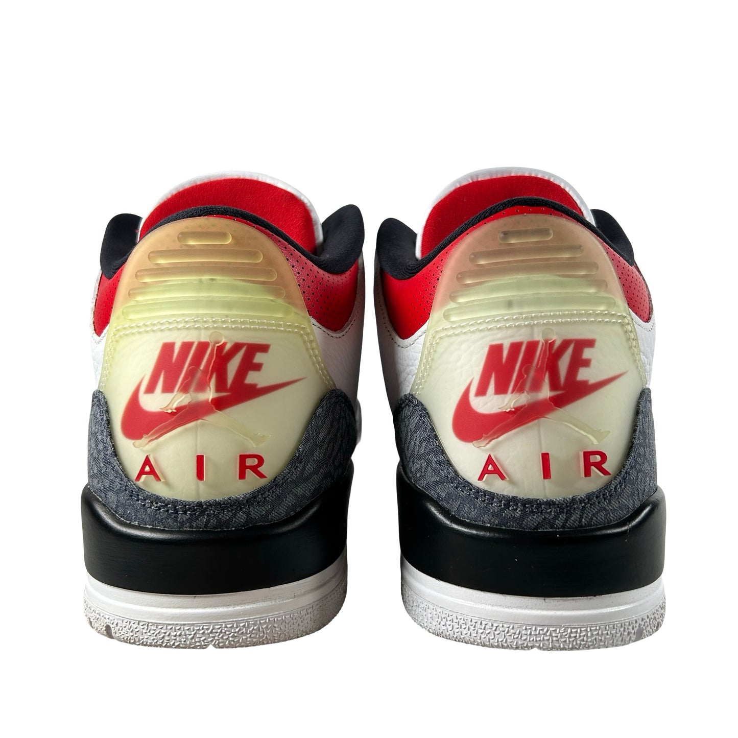 CZ6431 100 Jordan 3 Retro SE Fire Red Denim (2020) [USED] - 12 M (Used)