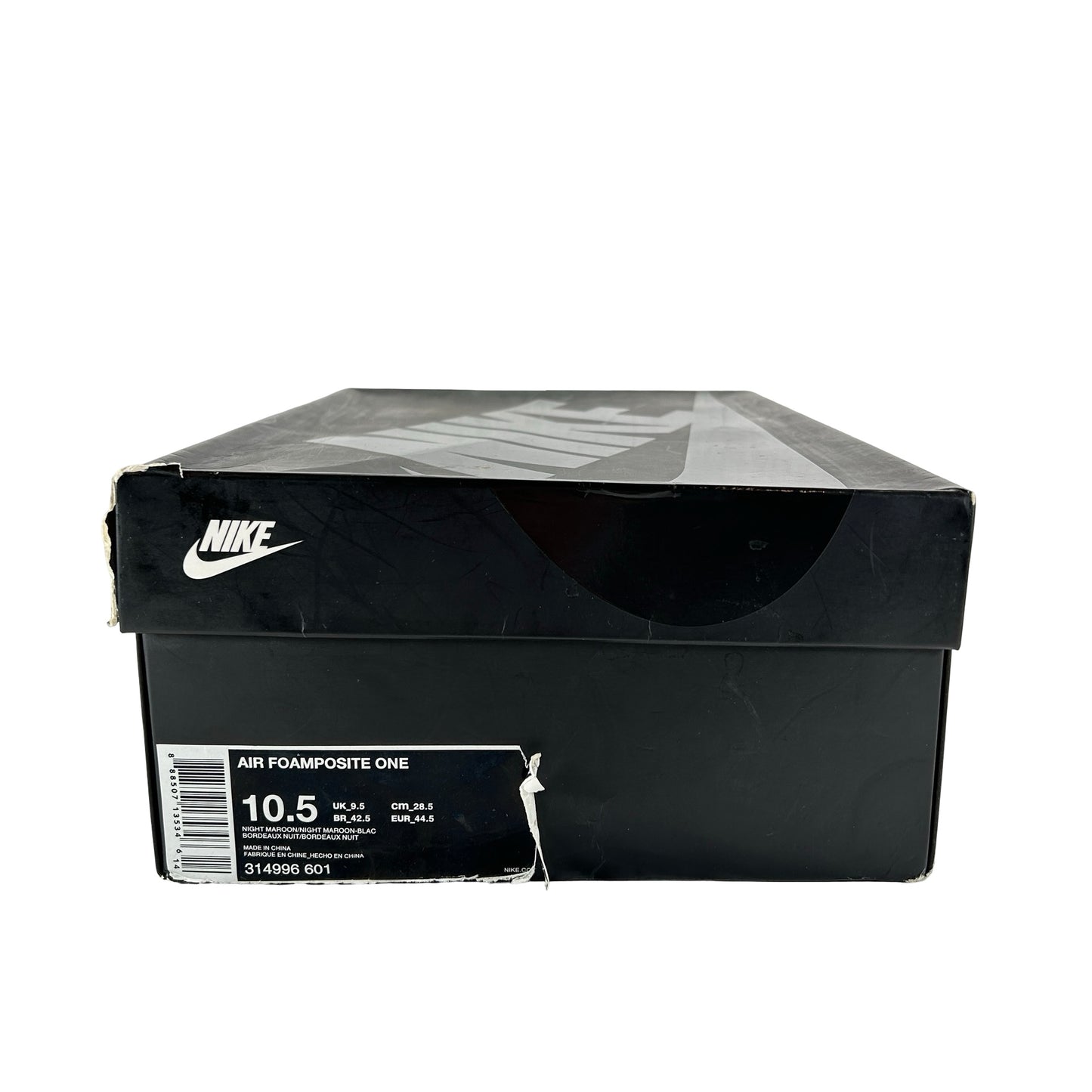 314996 601 Nike Air Foamposite One Maroon [USED] - 10.5 M (Used)