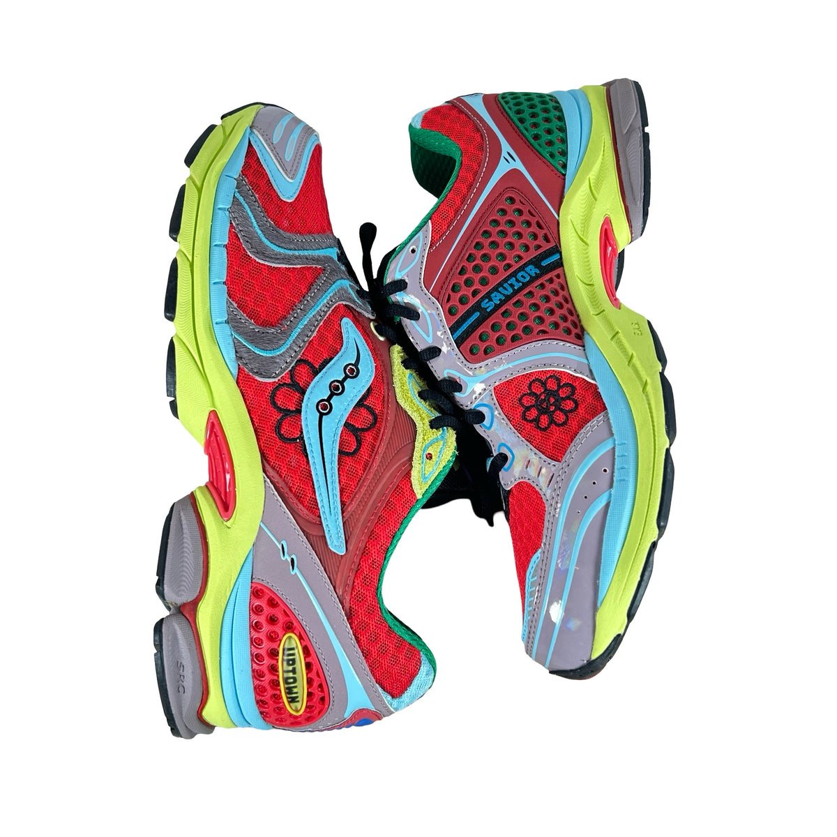 S70966 1 Saucony ProGrid Triumph 4 Jae Tips Flowers Grow Uptown Poison Ivy [USED] - 10 M (Used2)