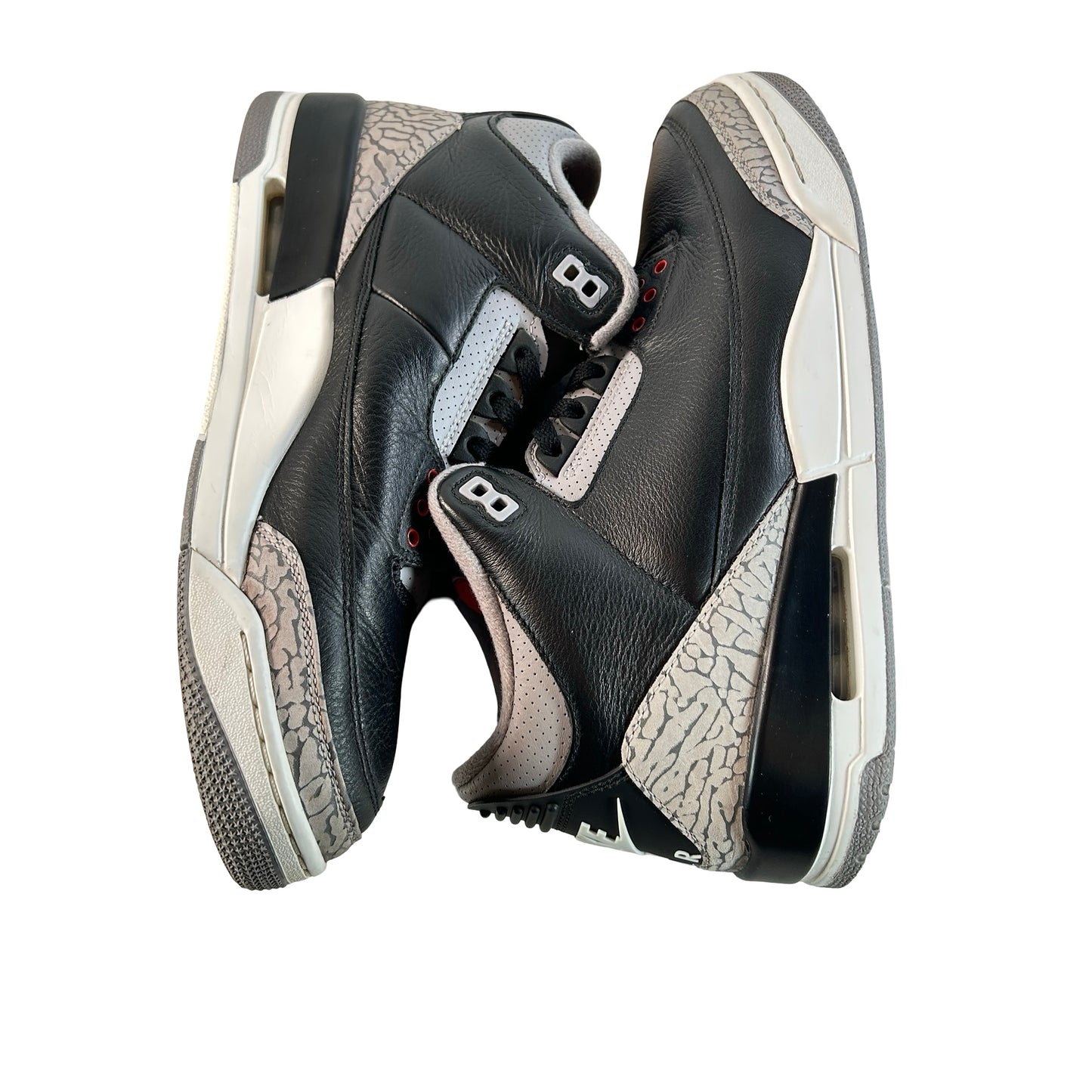 DN3707 010 Jordan 3 Retro OG Black Cement (2024) [USED] - 10.5 M (Used34)