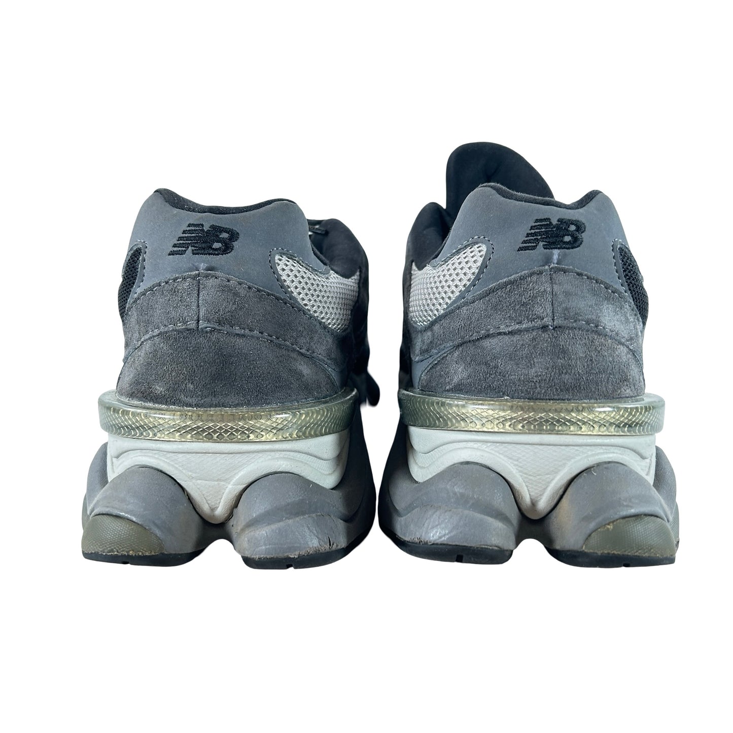 U9060BLK New Balance 9060 Black Castlerock Grey [USED] - 11.5 M (Used) (No Box)