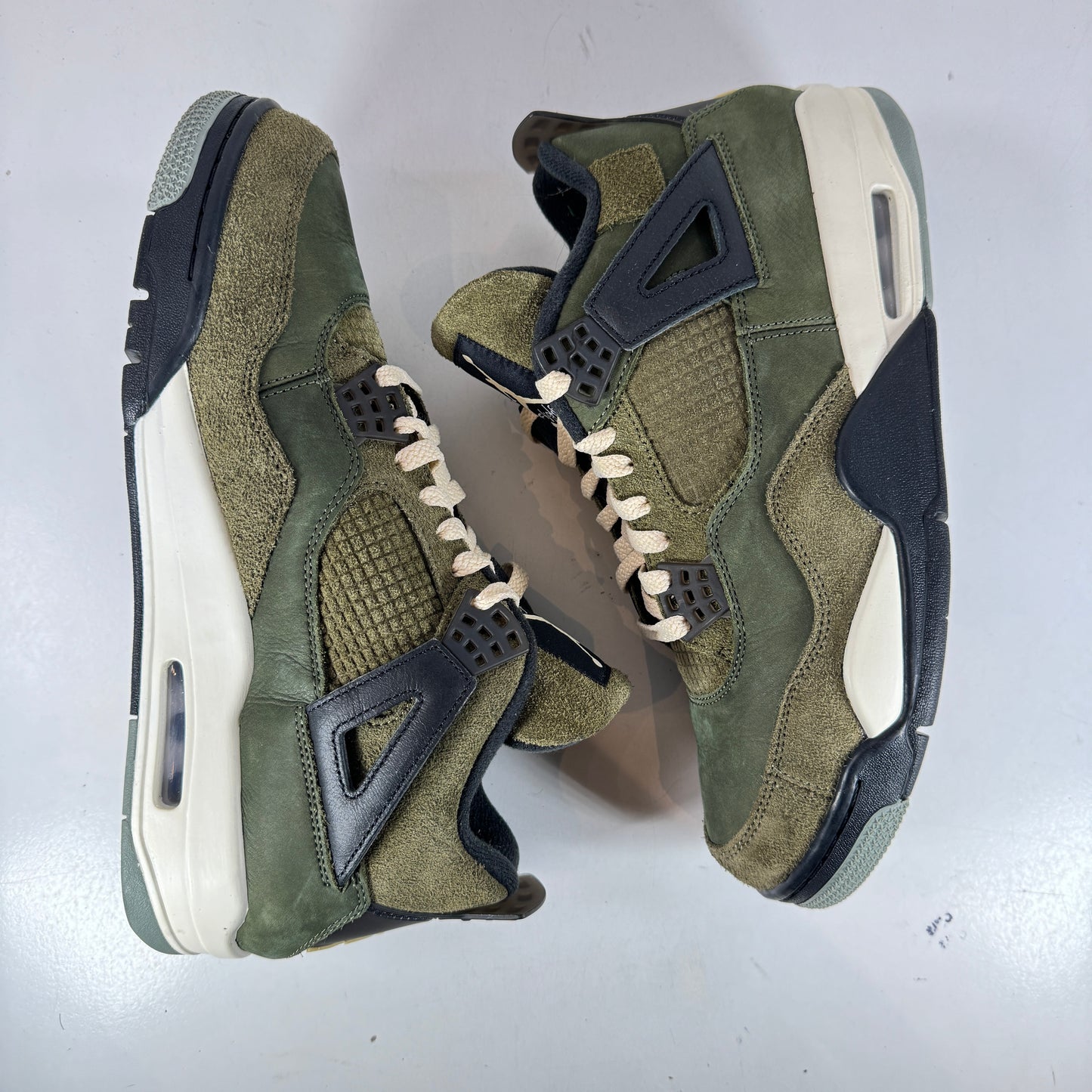 FB9927 200 Air Jordan 4 Craft Medium Olive [USED] - 11 M (Used) (No Box)