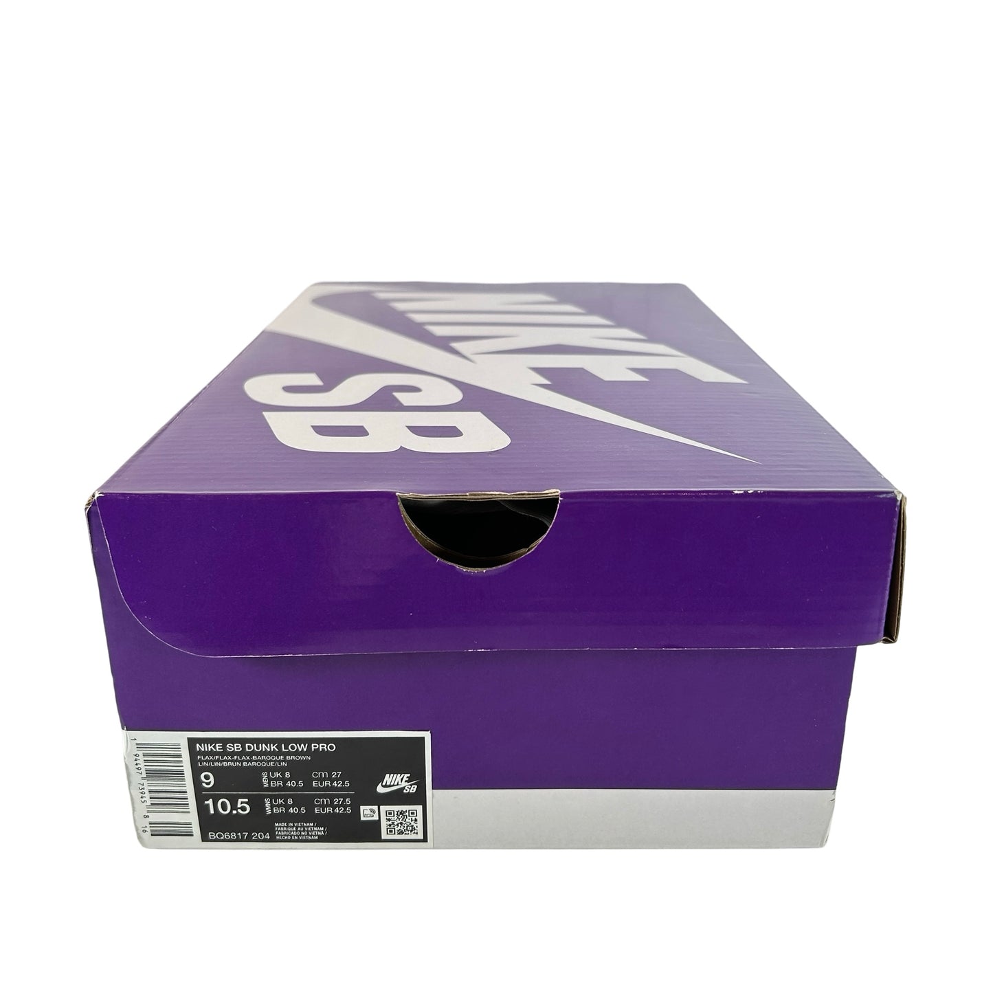 BQ6817 204 Nike SB Dunk Low Wheat (2021/2023) [USED] - 9 M (Used)