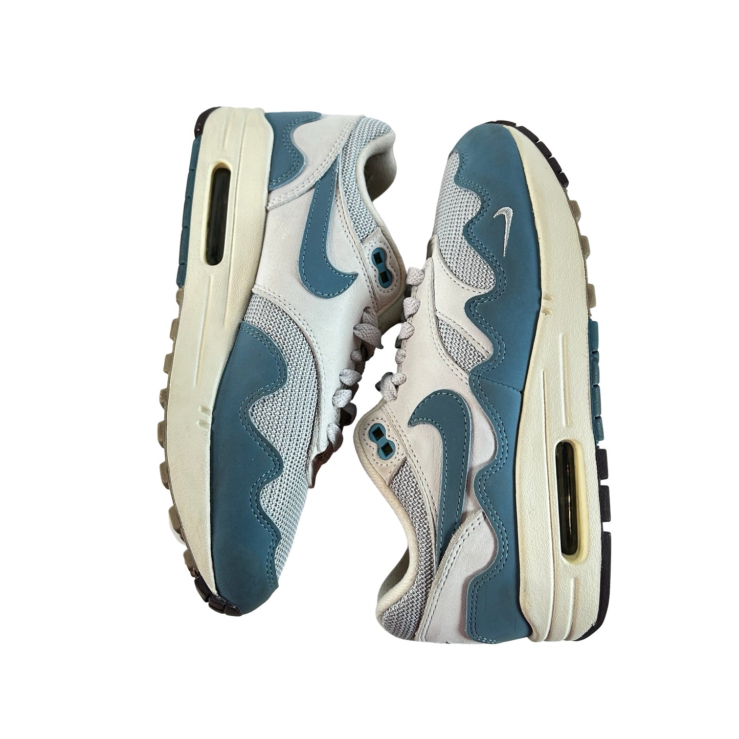 DH1348 004 Nike Air Max 1 Patta Waves Noise Aqua [USED] - 5.5 M (Used) (No Insoles)