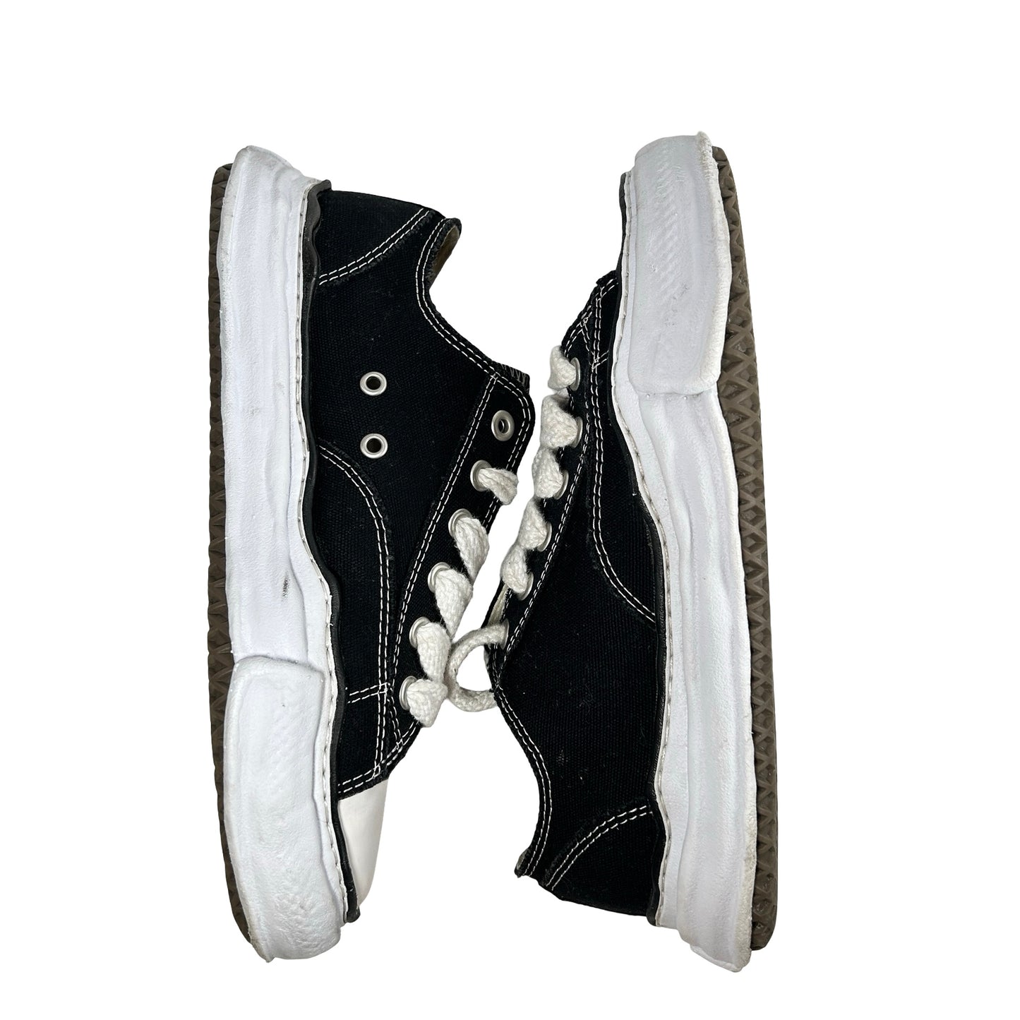 A01FW702 BLK Maison Mihara Yasuhiro Peterson OG Sole Canvas Low Black [USED] - 42 EU (Used2)