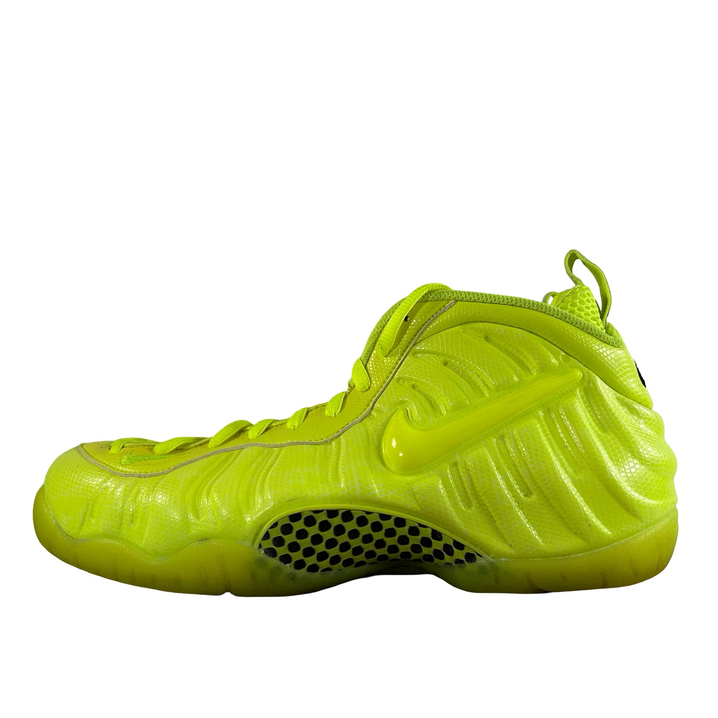 624041 700 Nike Air Foamposite Pro Volt (2021) [USED] - 10.5 M (Used) (No Box)