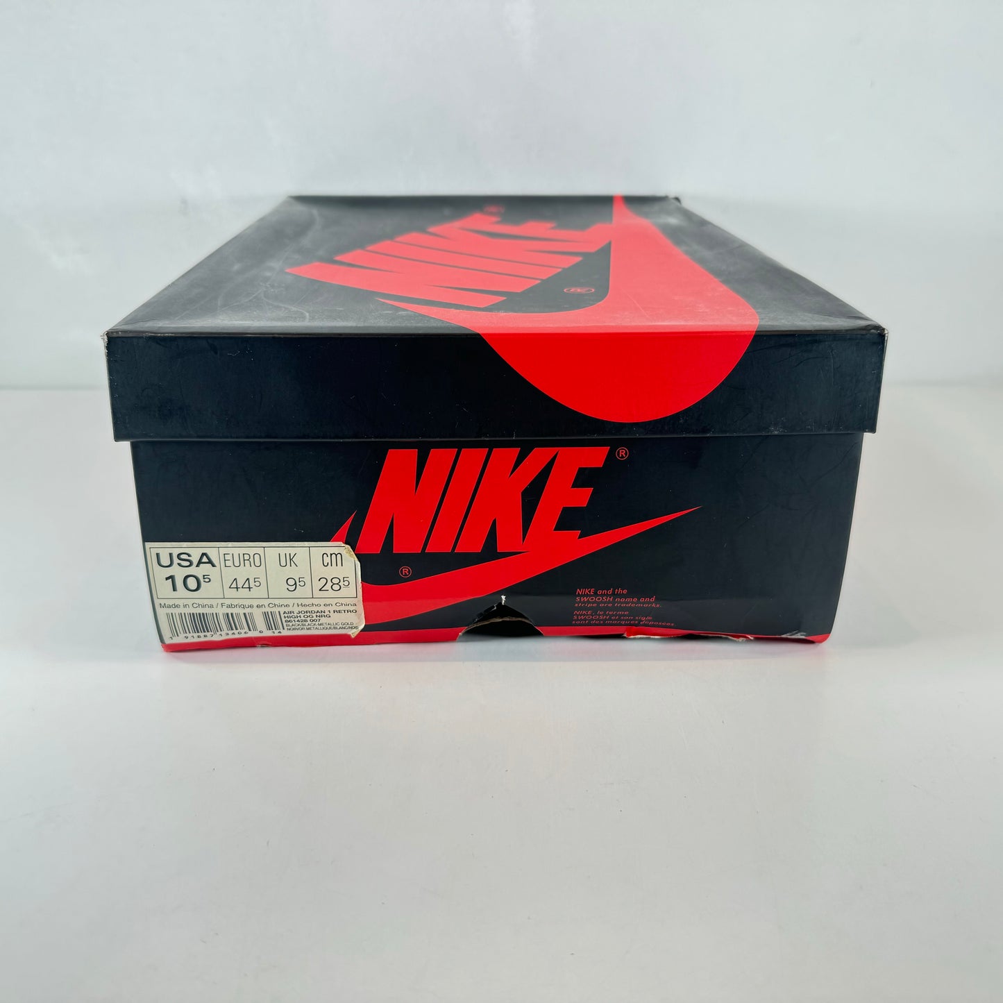 861428 007 Jordan 1 Retro High NRG Patent Gold Toe [USED] - 10.5 M (Used)