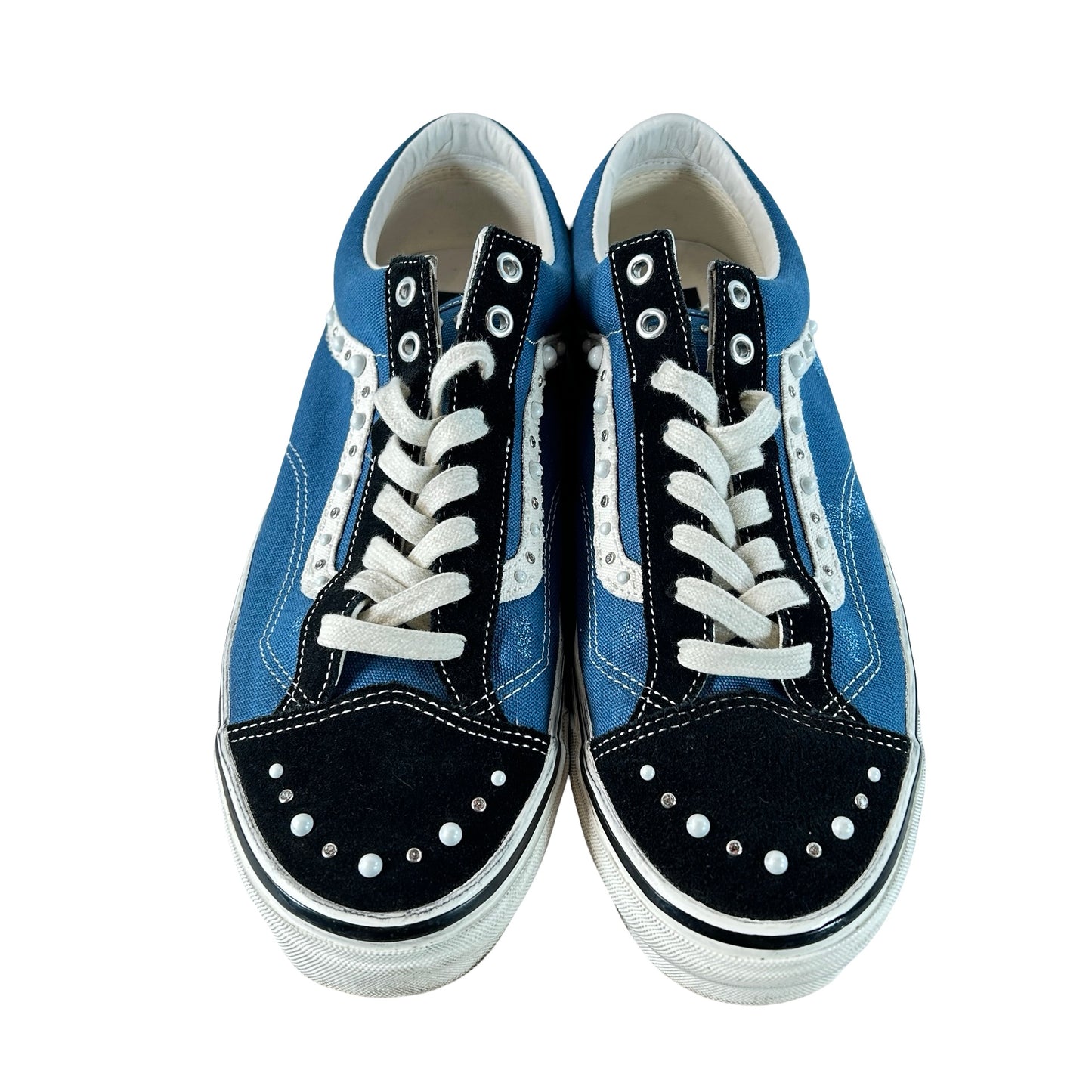 VN000E8VYA6 Vans LX Old Skool 36 Pearlized Pack Black Navy [USED] - 13 M (Used)