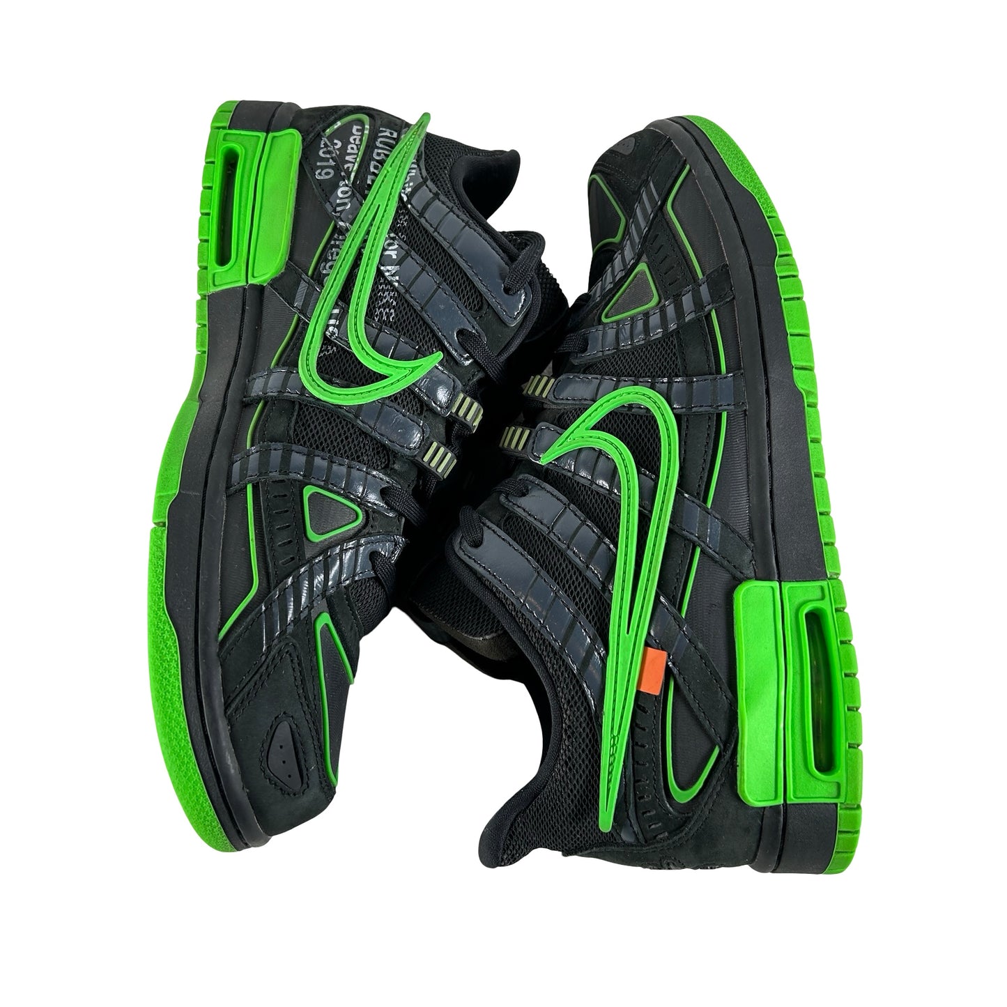 CU6015 001 Nike Air Rubber Dunk Off-White Green Strike [USED] - 10 M (Used2)
