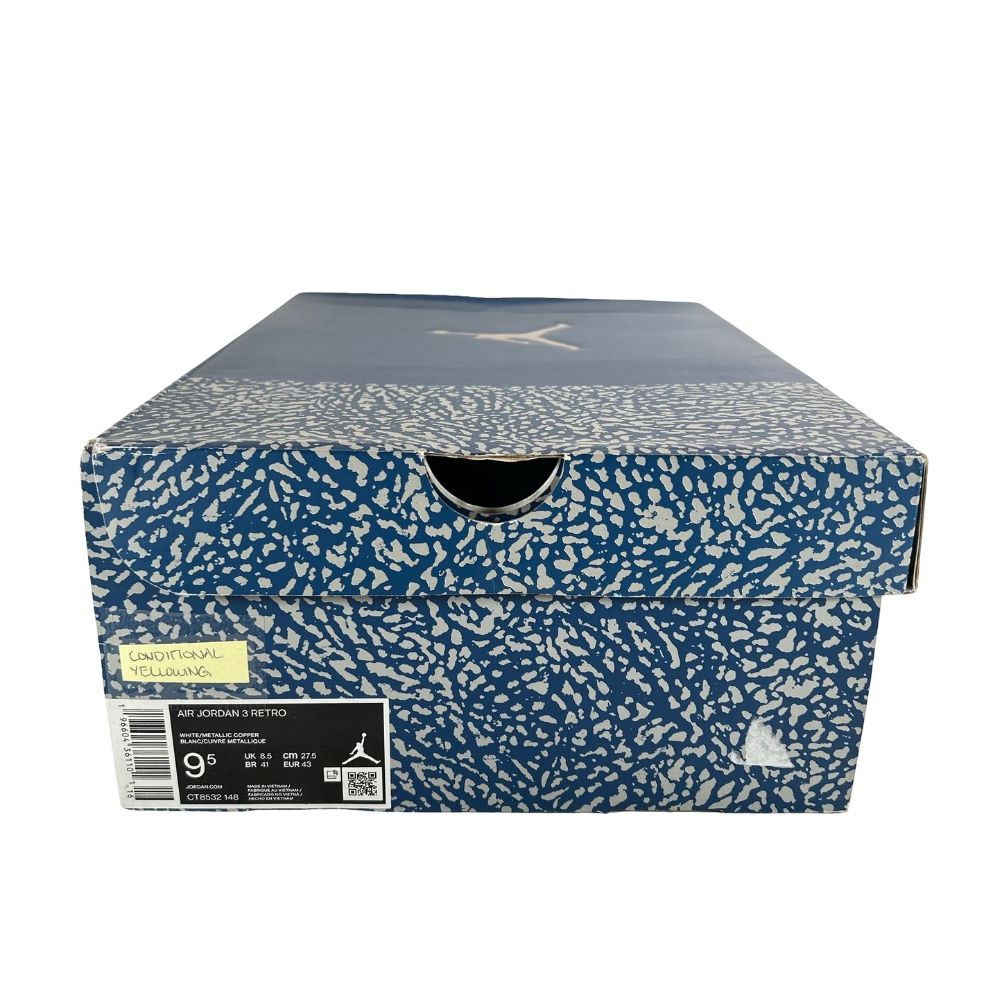 CT8532 148 Jordan 3 Retro Wizards [CONDITIONAL] - 9.5 M (Yellowing)