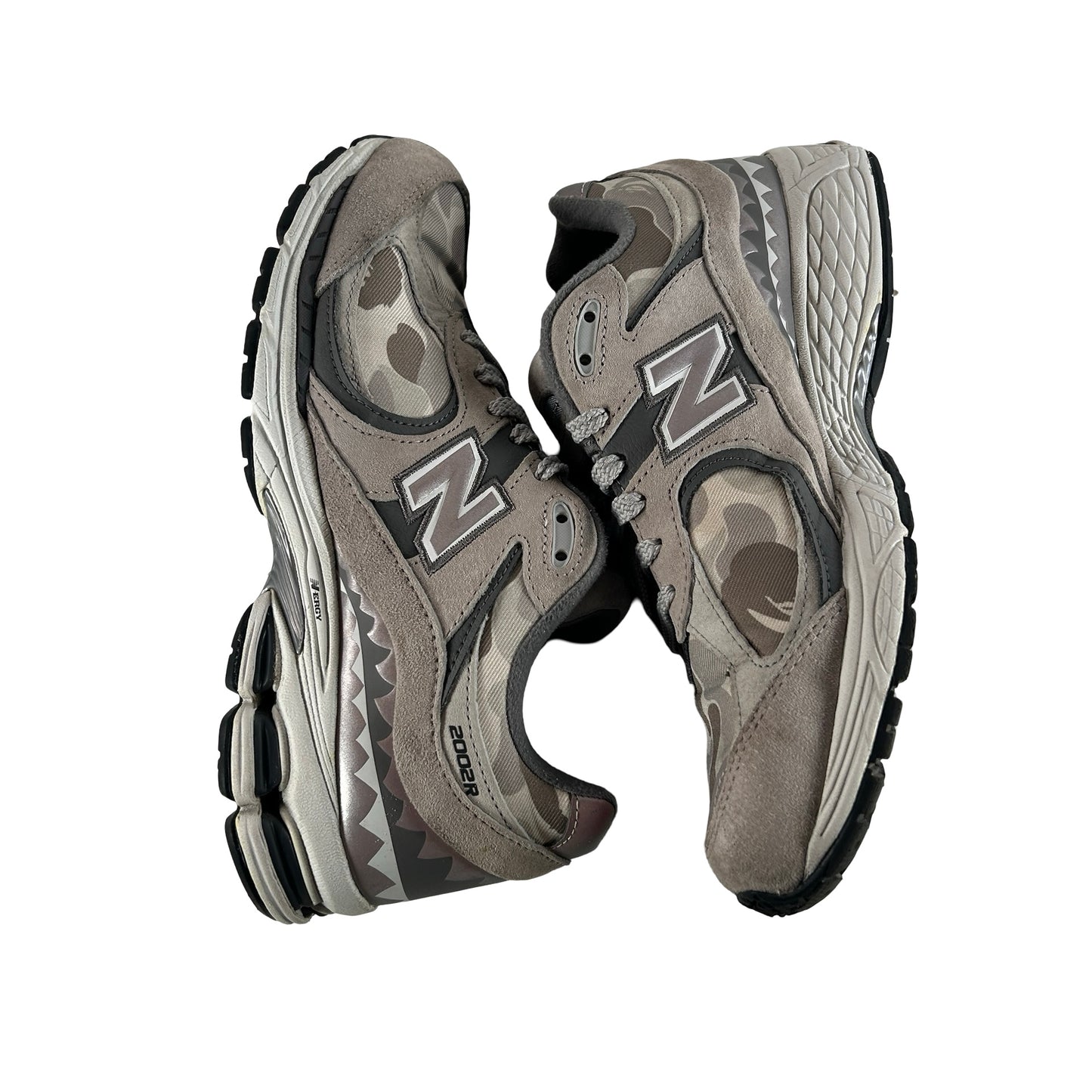 M2002RBG New Balance 2002R BAPE Grey [USED] - 9.5 M (Used)