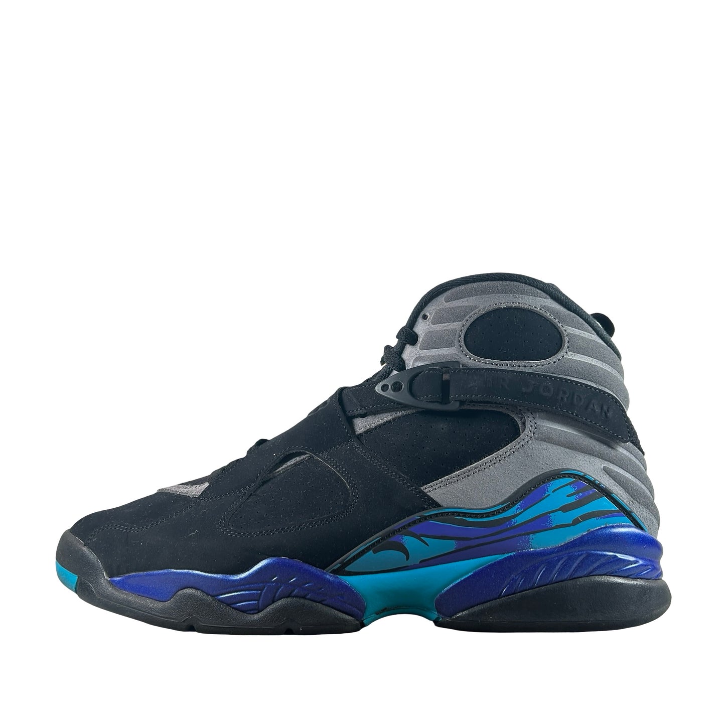 305381 006 Jordan 8 Retro Aqua (2025) [USED] - 13 M (Used4) (Replace Lid)