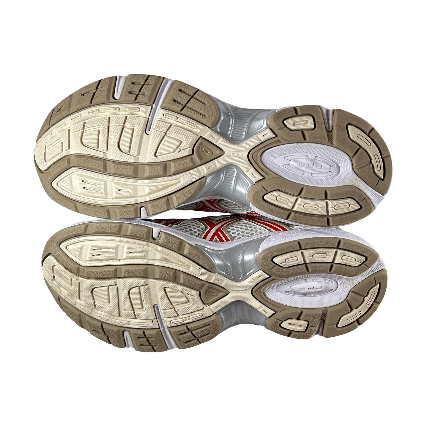 1203A966 100 ASICS Gel-1130 Cream Vermillion Tomato [USED] - 8 M (Used) (No Box)