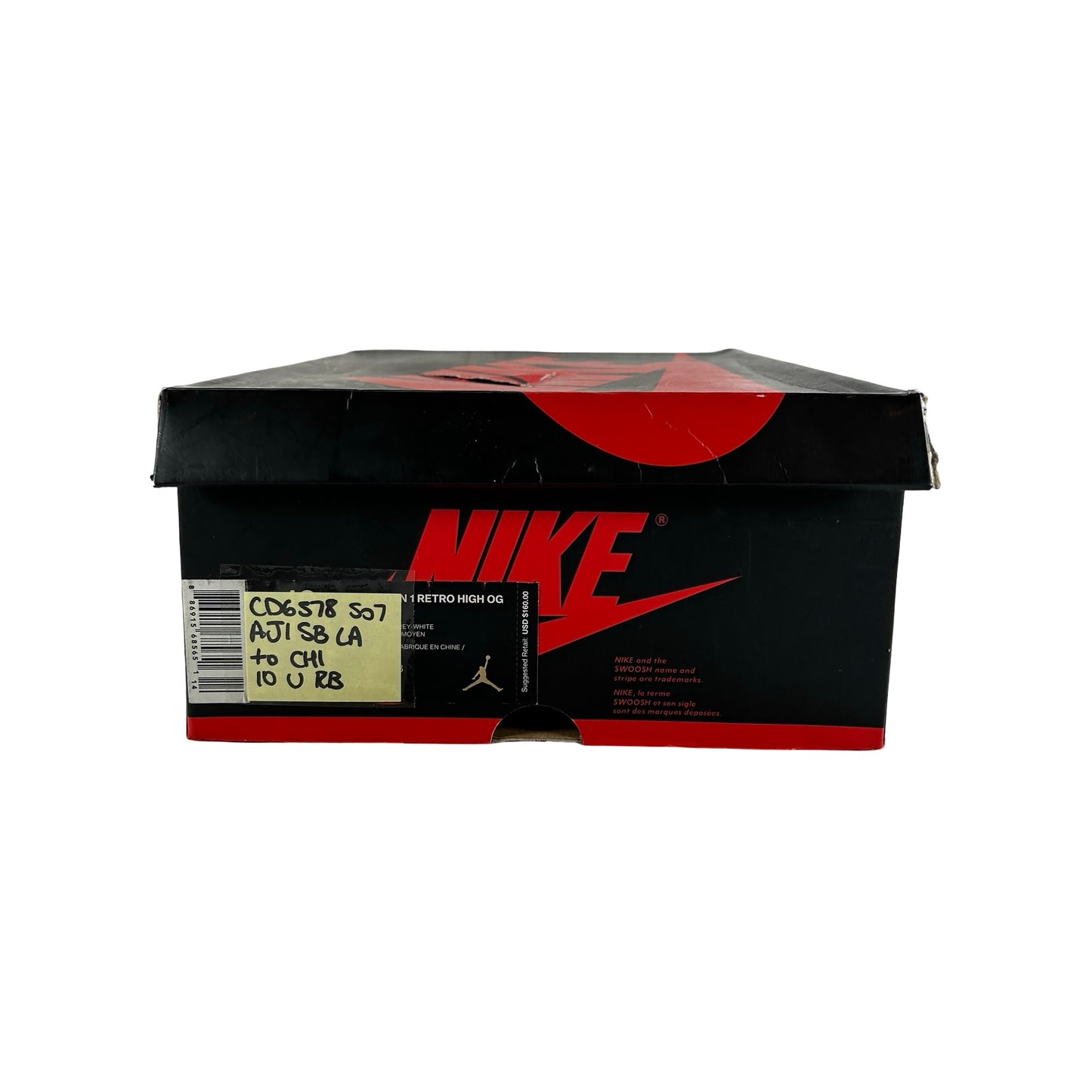 CD6578 507 Jordan 1 SB LA to CHI [USED] - 10 M (Used) (Replace Box)