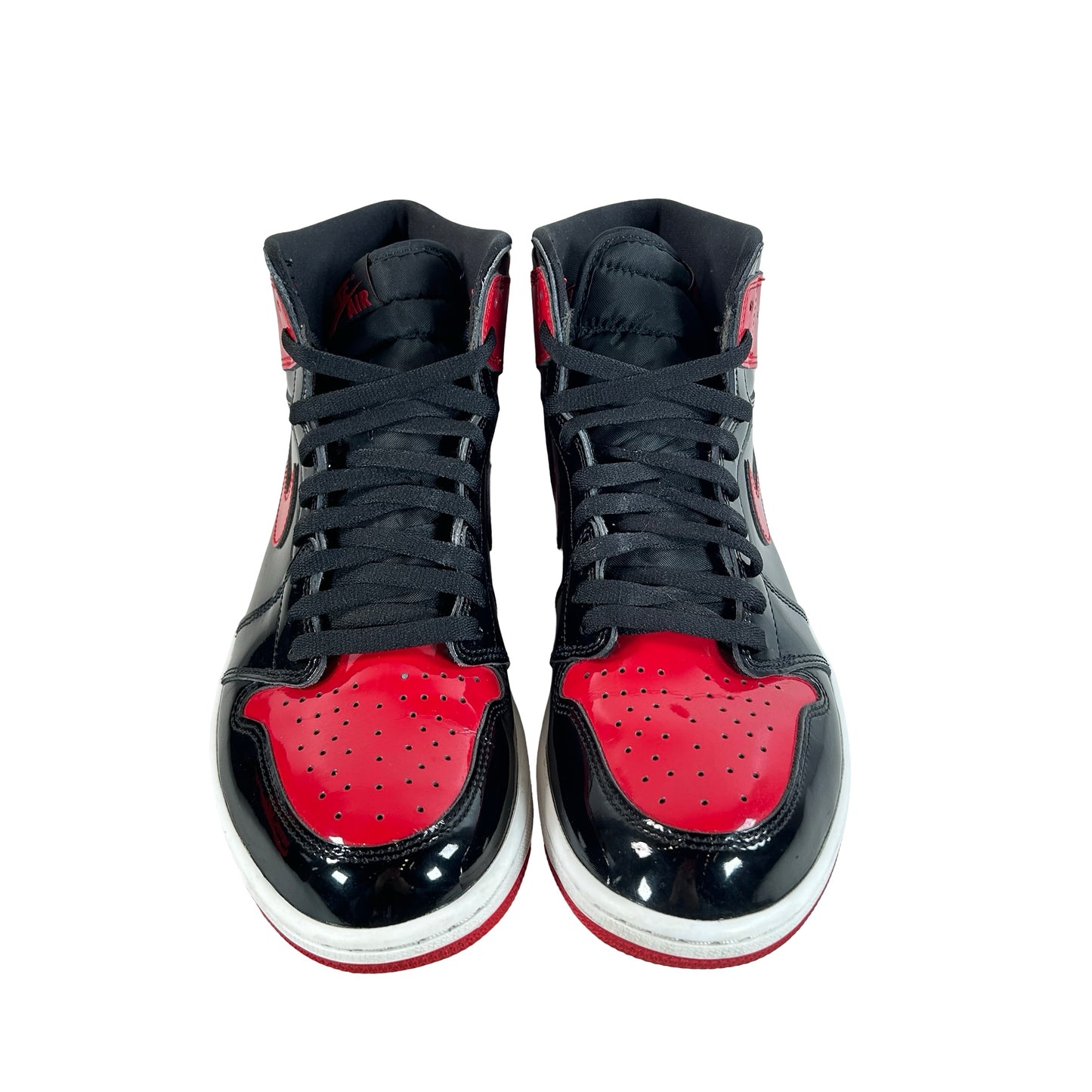 555088 063 Jordan 1 Retro High OG Patent Bred [USED] - 11 M (Used6)
