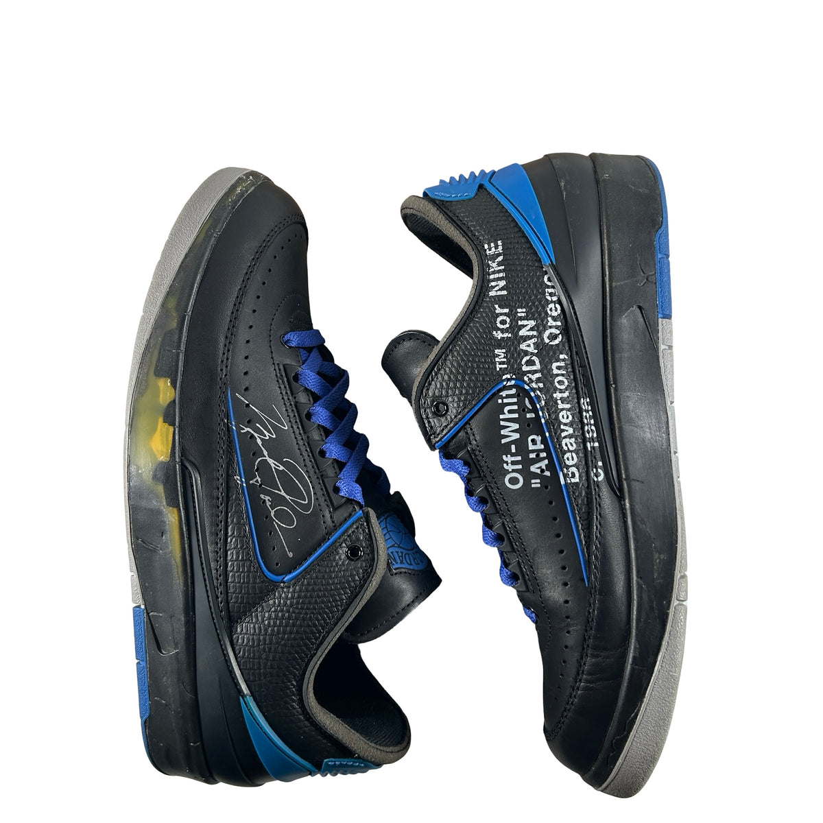 DJ4375 004 Jordan 2 Retro Low SP Off-White Black Blue [USED] - 9.5 M (Used3)