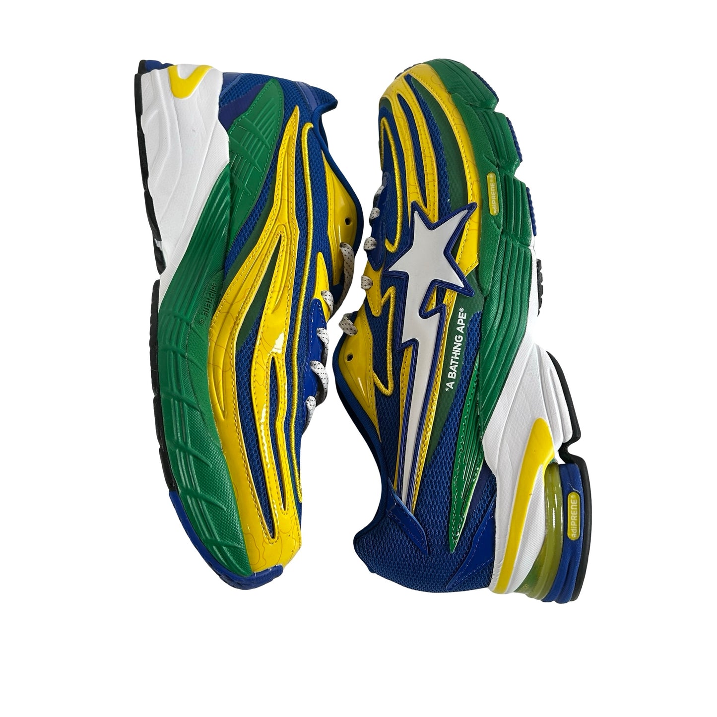JQ2398 adidas Orketro Bape Yellow Blue Green [USED] - 8.5 M (Used)