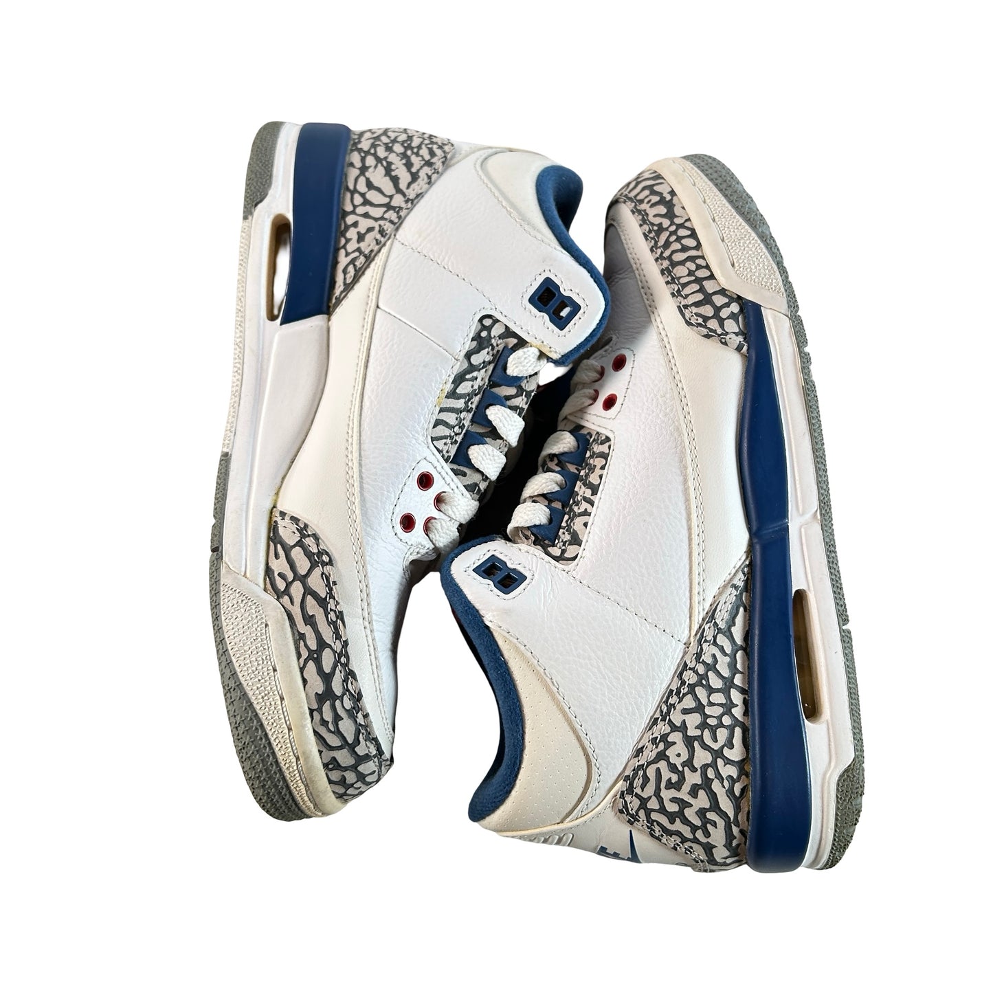854261 106 Jordan 3 Retro True Blue (2016) GS [USED] - 4 Y (Used) (No Box)