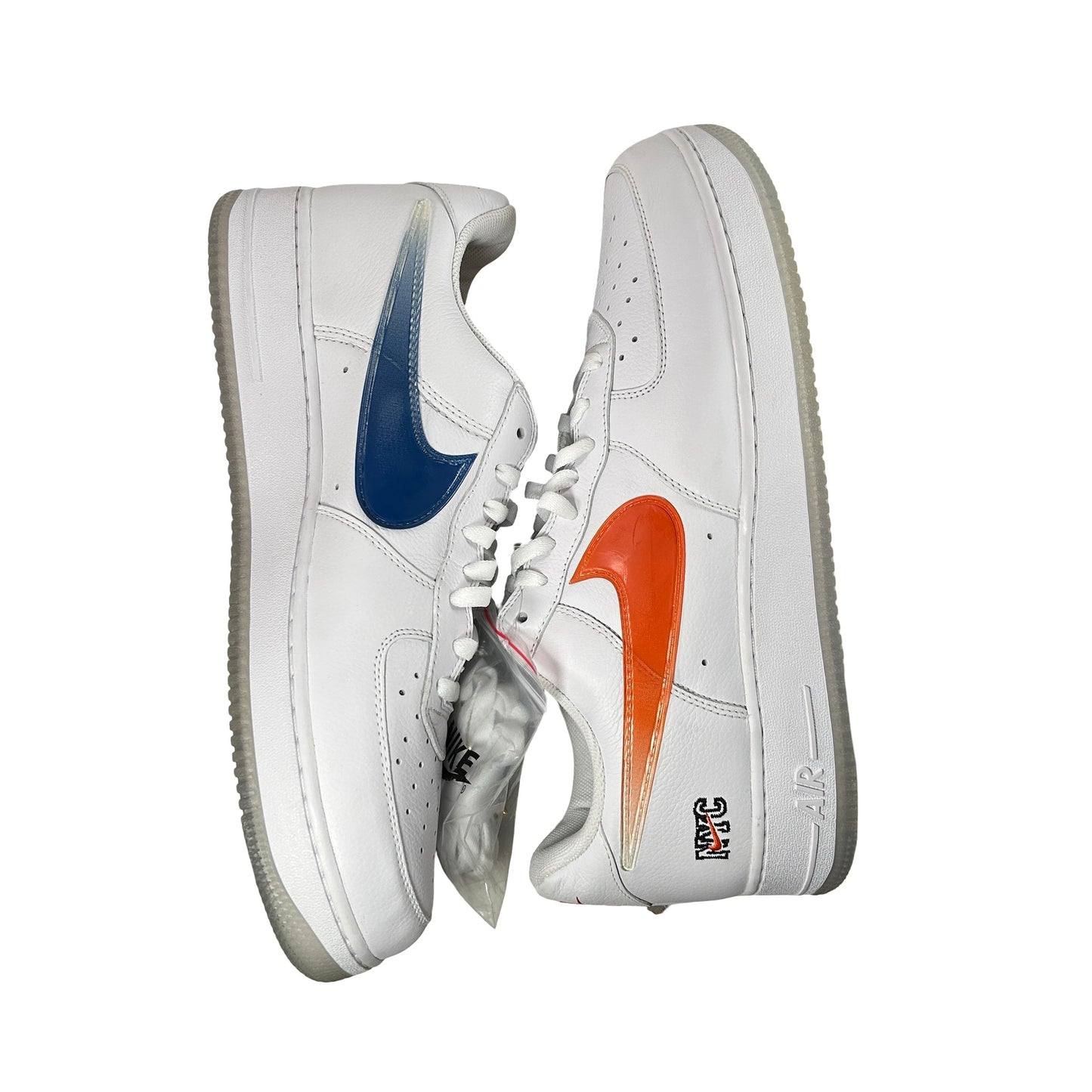CZ7928 100 Nike Air Force 1 Low Kith Knicks Home [CONDITIONAL] - 15 M (Yellowing Soles) (Scratch Right Toe Box) (No Box)