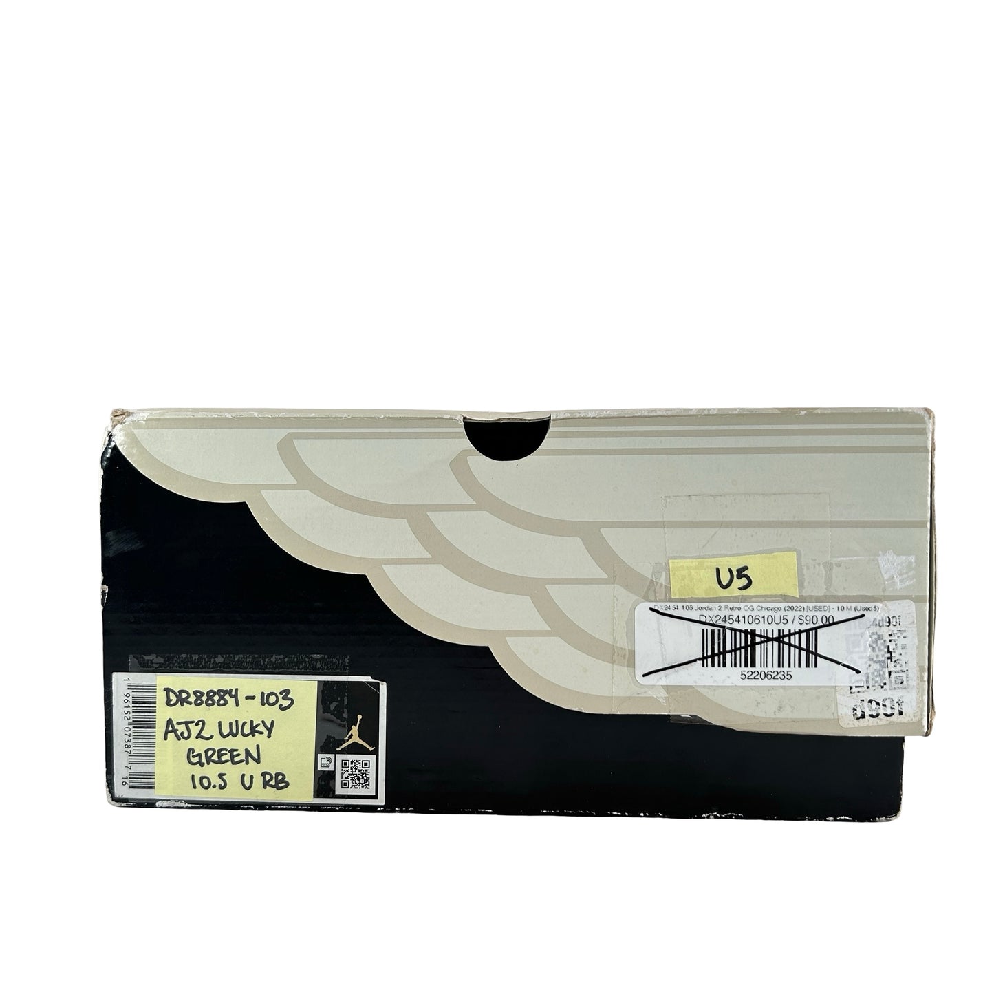 DR8884 103 Jordan 2 Retro Lucky Green - 10.5 M (Used) (Replace Box)