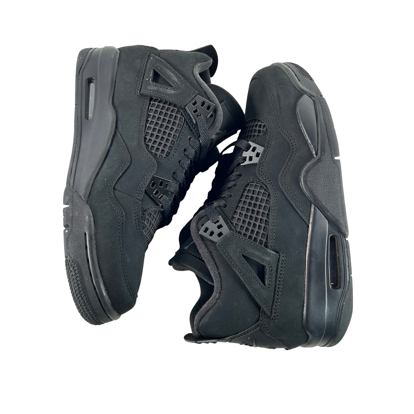 IB4171 010 Jordan 4 Retro Black Cat (2025) (GS) [USED] - 7 Y (Used)
