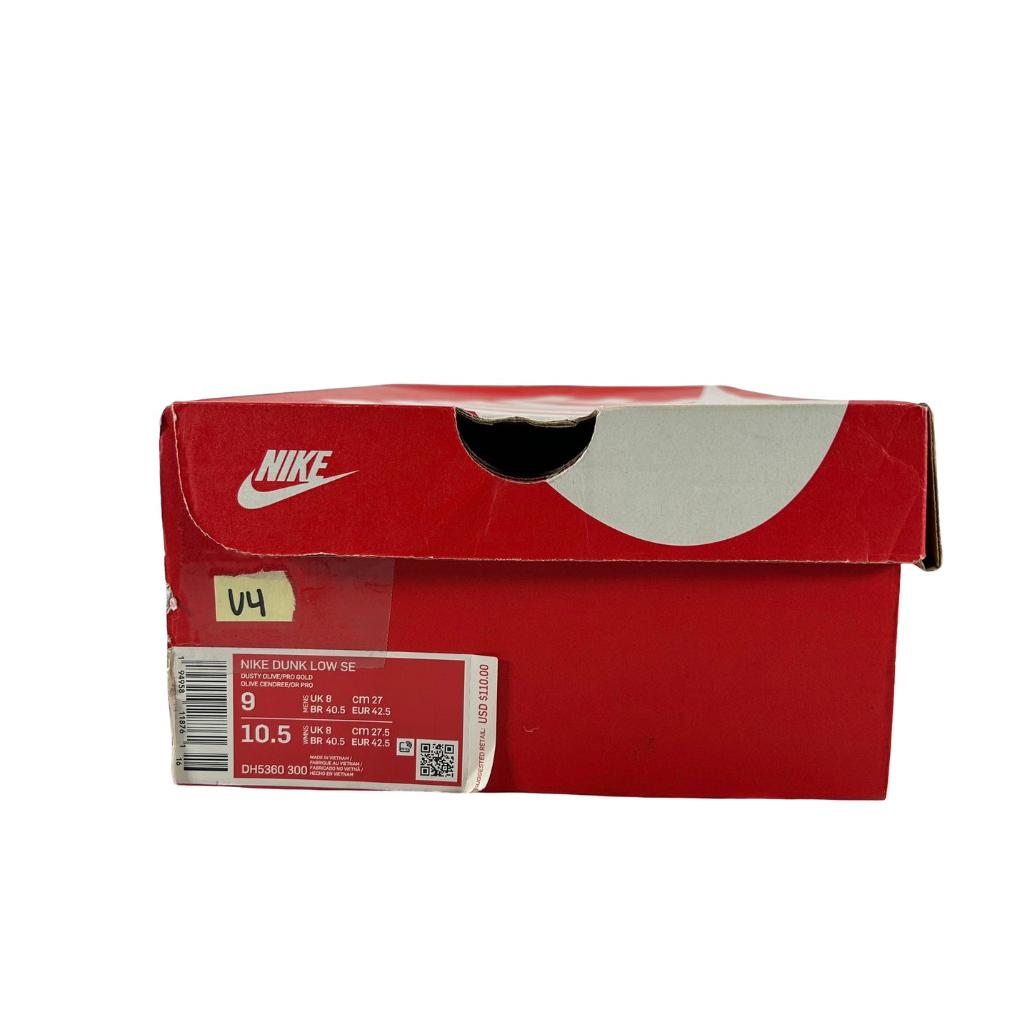 DH5360 300 Nike Dunk Low Dusty Olive (2021/2023) [USED] - 9 M (Used4)