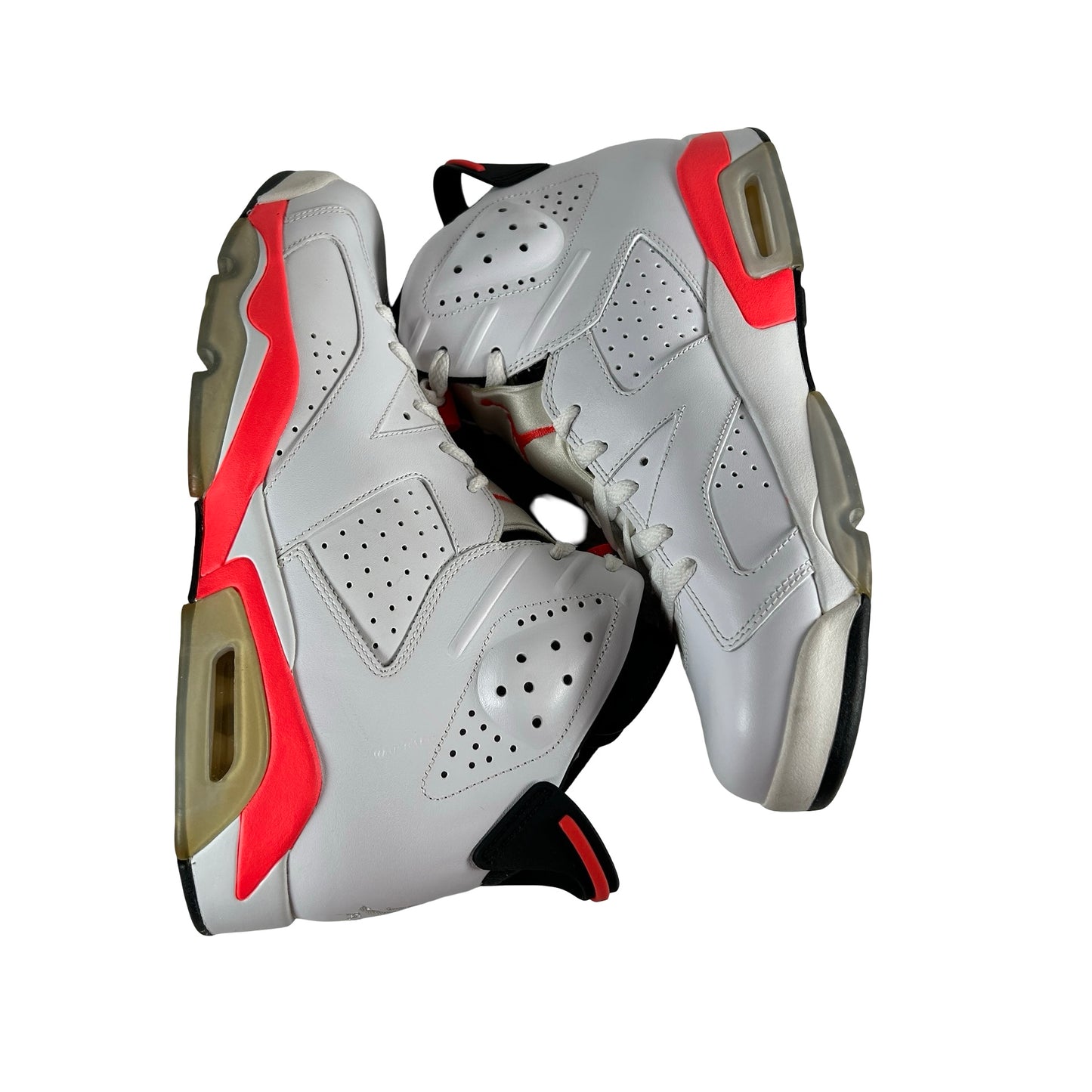 384664 123 Jordan 6 Retro Infrared White (2014) [CONDITIONAL] - 11.5 M (Yellowing)