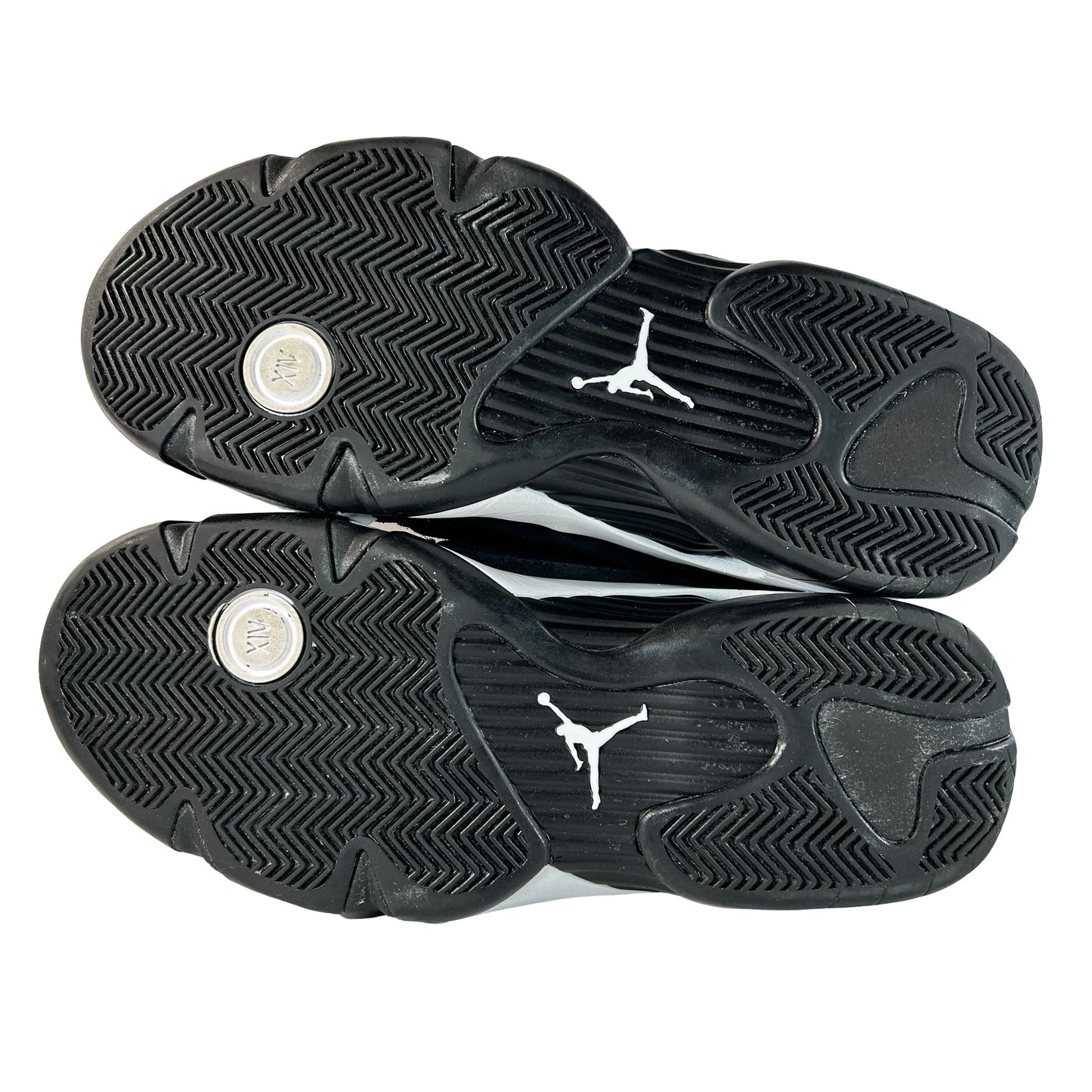 487471 016 Jordan 14 Retro Black White [USED] - 10.5 M (Used)