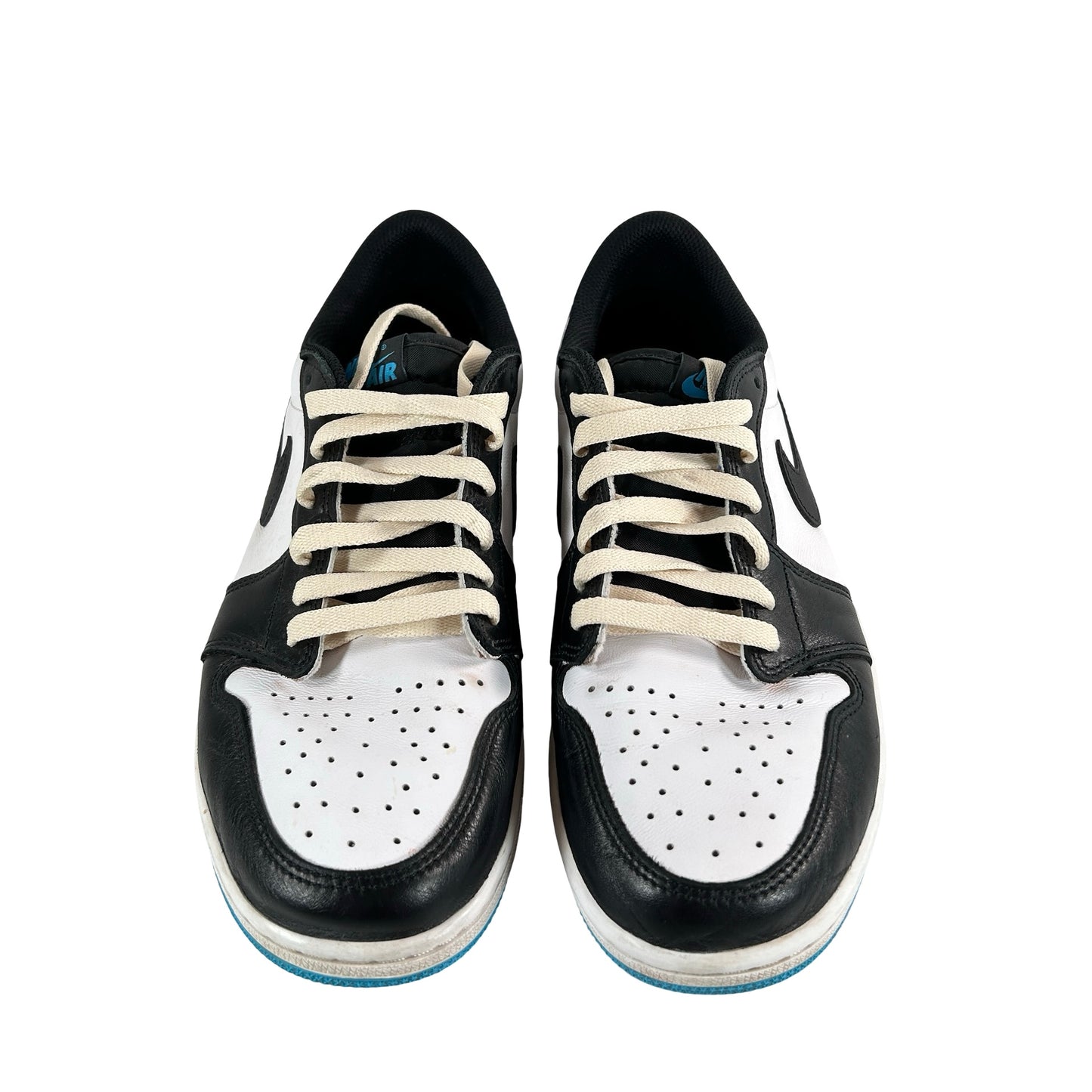 CZ0790 104 Jordan 1 Retro Low OG Black Dark Powder Blue [USED] - 10.5 M (Used)