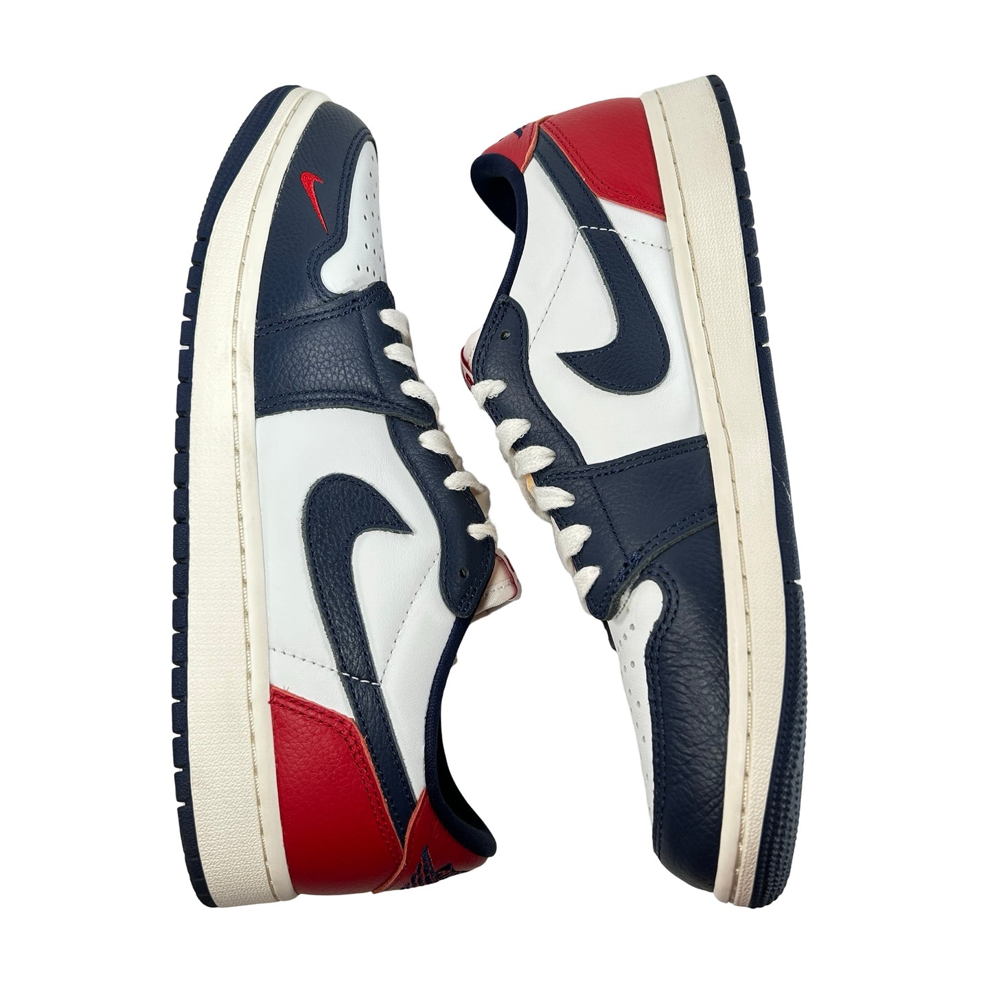 HQ2993 100 Jordan 1 Retro Low OG Howard University [USED] - 9.5 M (Used)