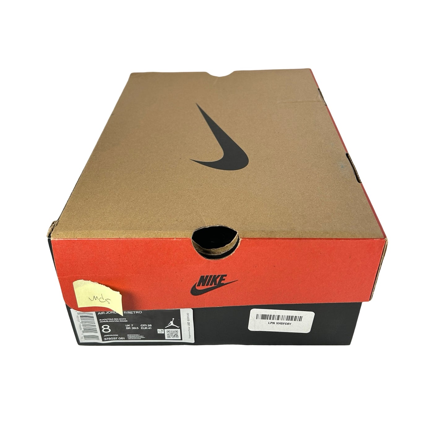 378037 061 Jordan 11 Bred (2019) [USED] - 8 M (VNDS)