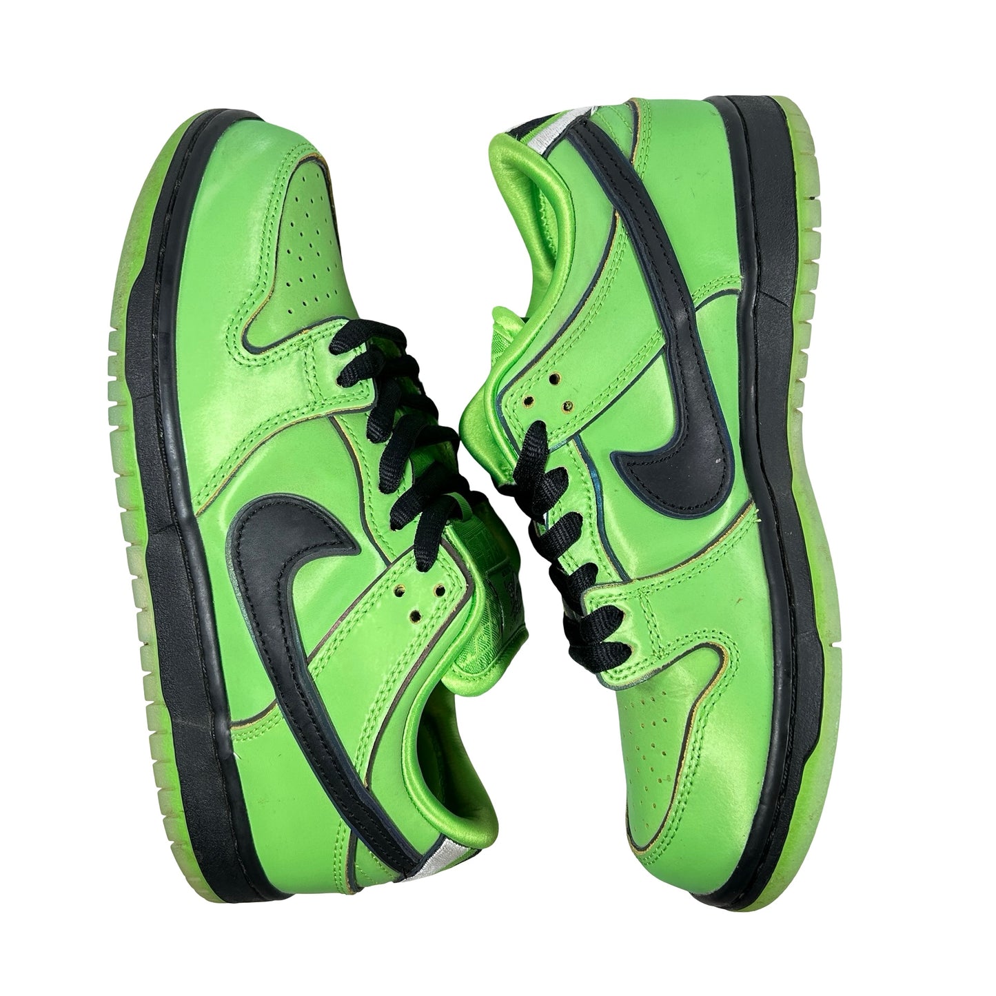 FZ8319 300 Nike SB Dunk Low The Powerpuff Girls Buttercup [USED] - 6.5 M (Used) (No Box)
