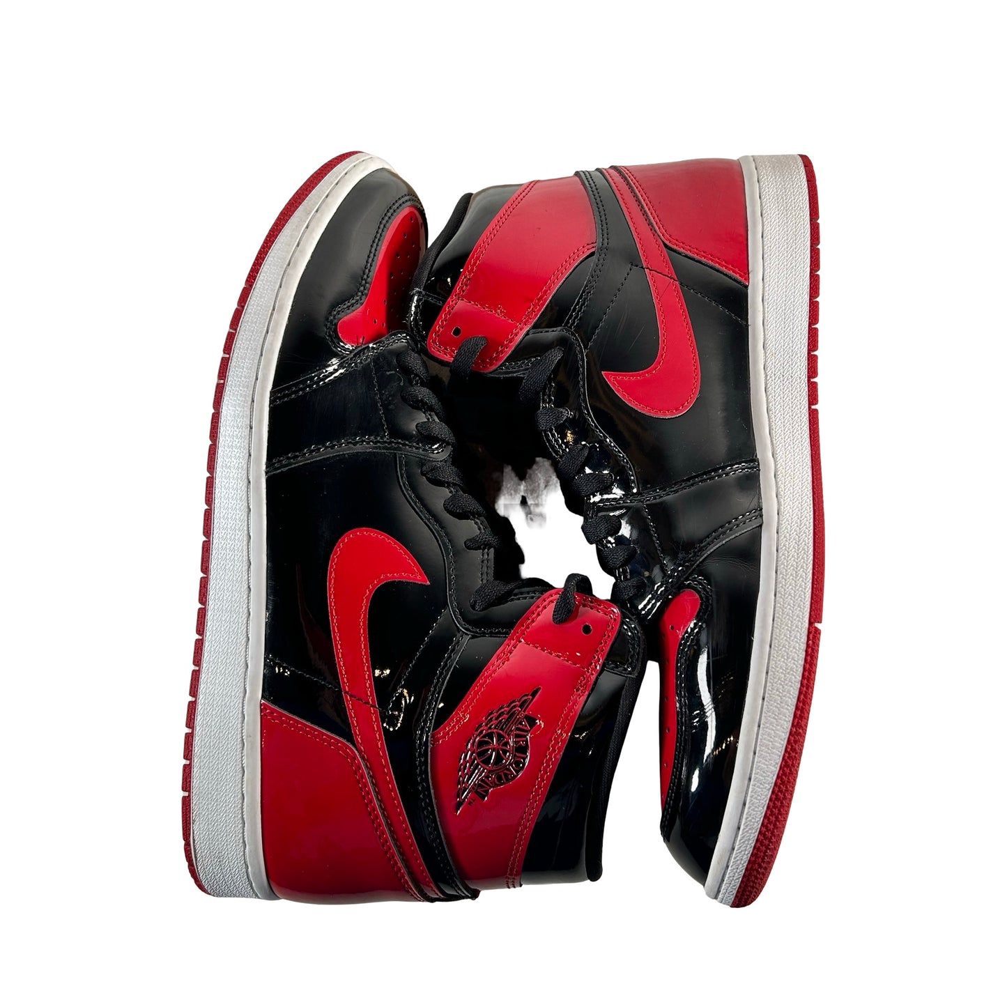 555088 063 Jordan 1 Retro High OG Patent Bred [USED] - 13 M (Used) (No Box)