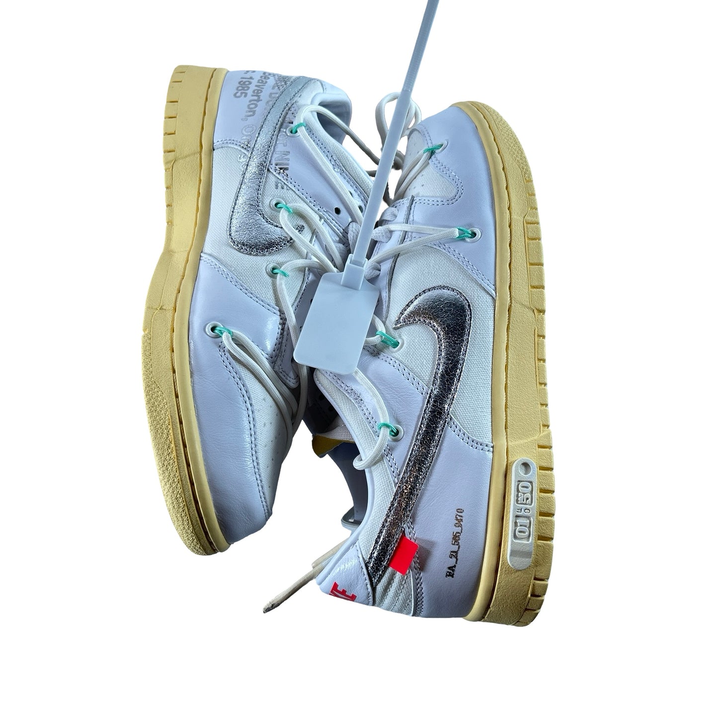 DM1602 127 Nike Dunk Low Off-White Lot 1 [USED] - 9 M (Used)