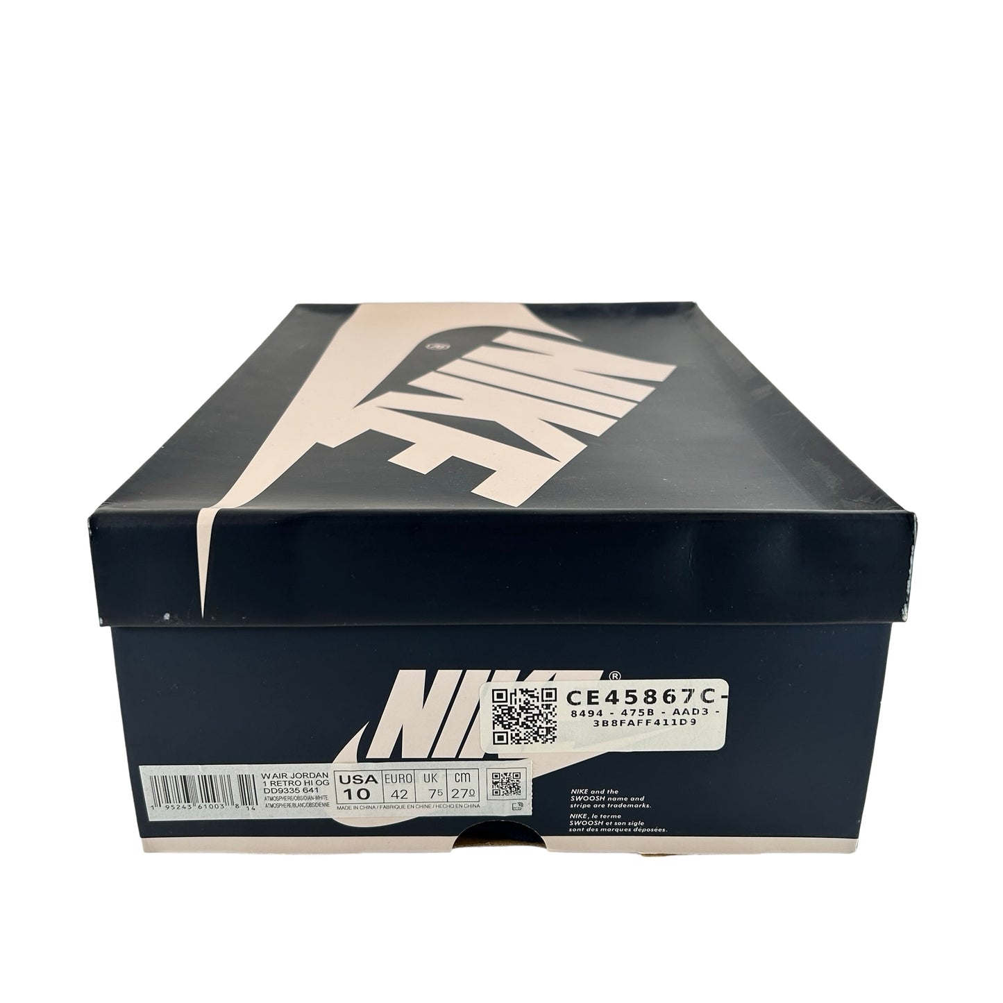 DD9335 641 Jordan 1 Retro High OG Atmosphere (W) [USED] - 10 W (Used)