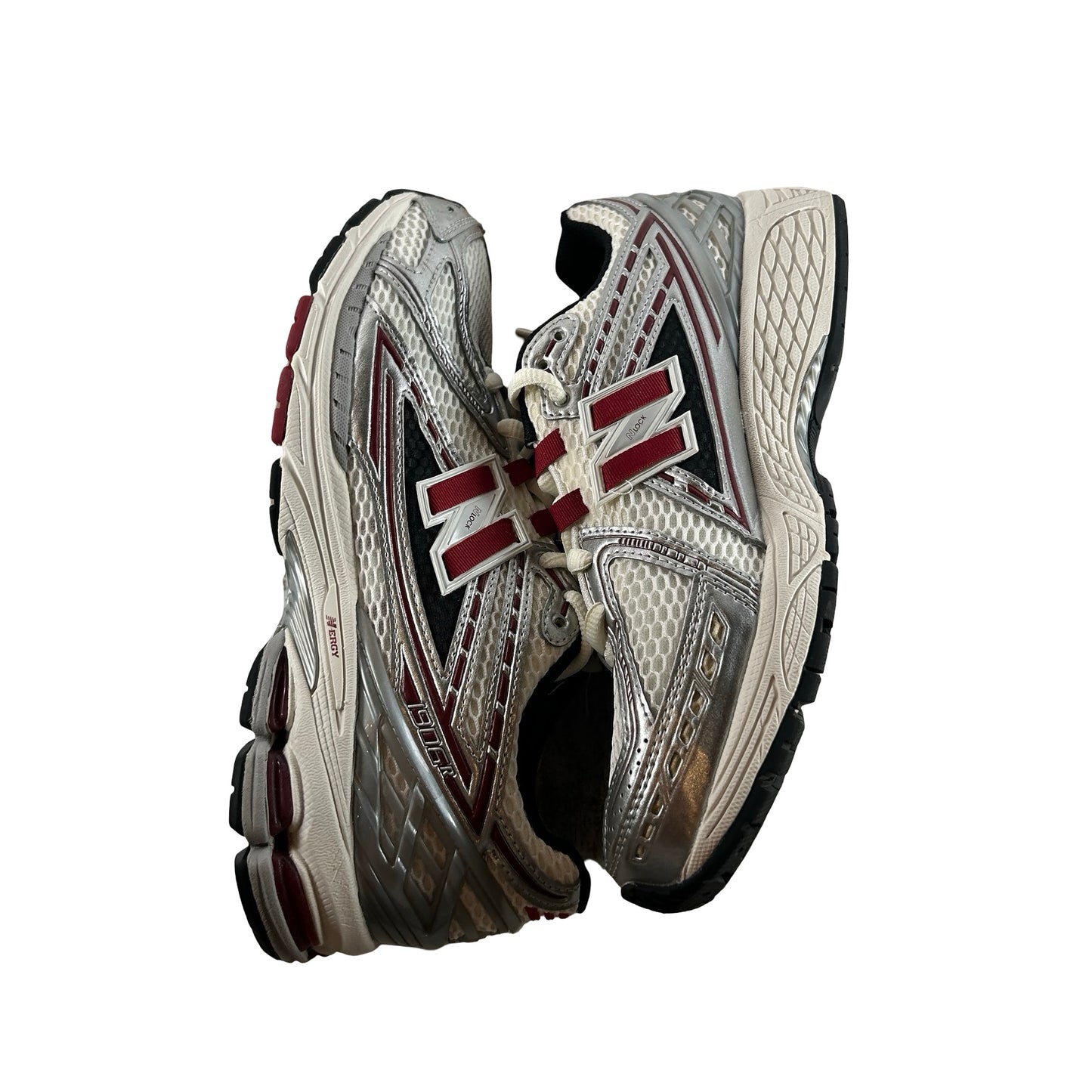 M1906REA New Balance 1906R Silver Classic Crimson [USED] - 8.5 M (Used)
