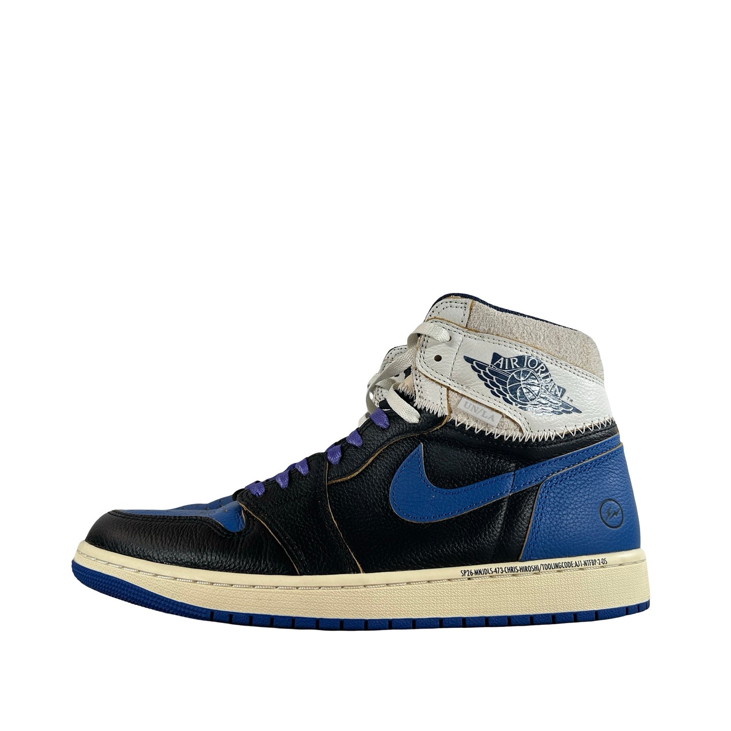 IO7847 001 Jordan 1 Retro High OG SP Fragment x Union LA Sport Royal [USED] - 10.5 M (Used2)