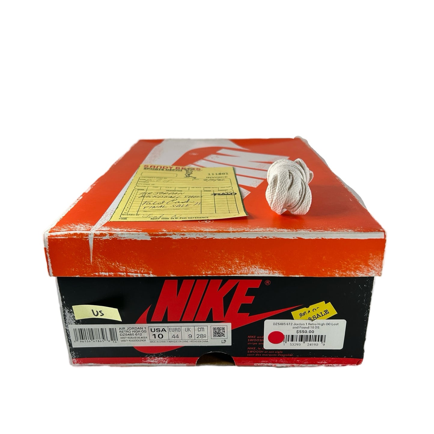 DZ5485 612 Jordan 1 Retro High OG Chicago Lost And Found [USED] - 10 M (Used5)