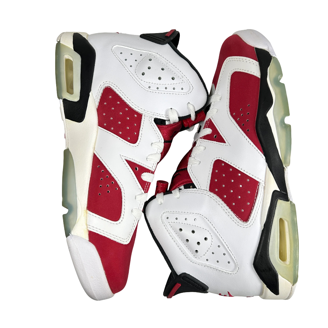 384665 106 Jordan 6 Retro Carmine (2021) (GS) [CONDITIONAL] - 6.5 Y (Yellowing)