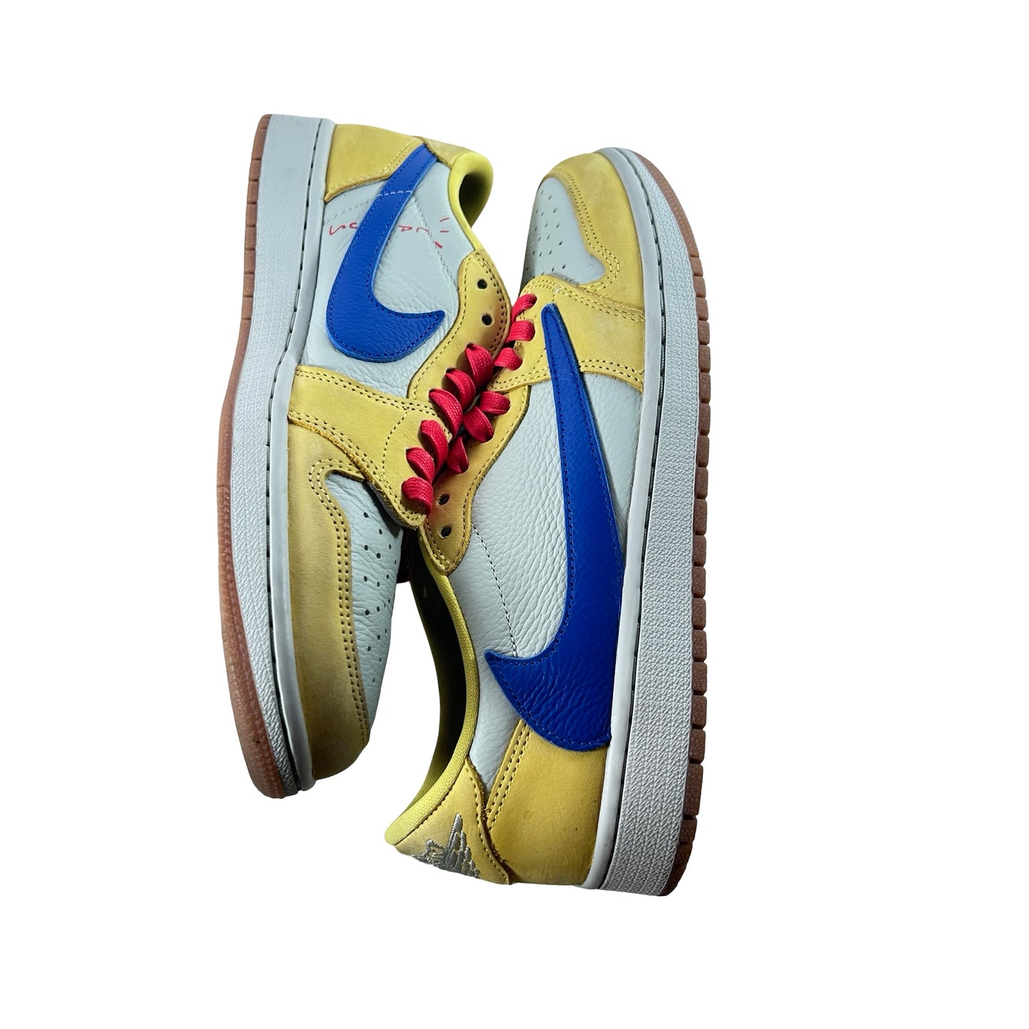 DZ4137 700 Jordan 1 Retro Low OG SP Travis Scott Canary (Women's) [USED] - 10 W (Used3)