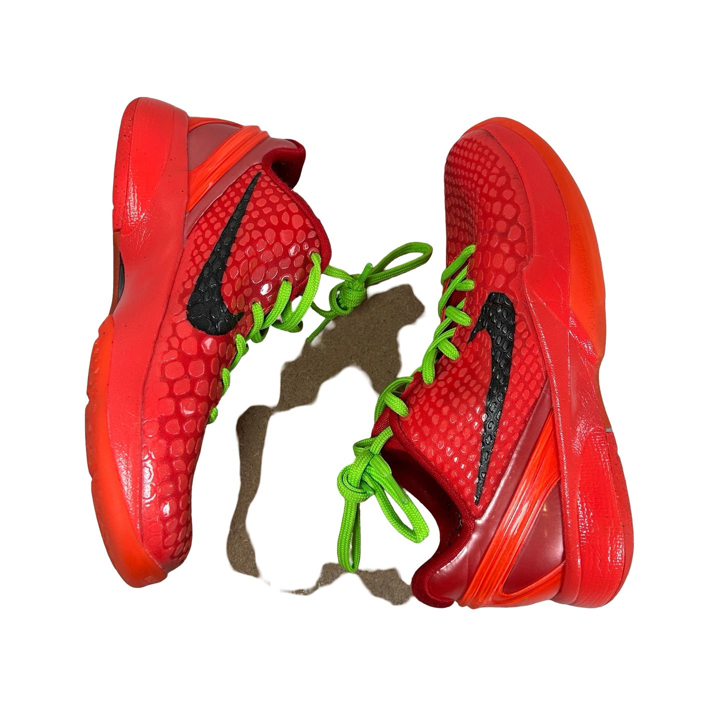 FV9676 600  Nike Kobe 6 Protro Reverse Grinch (GS) [USED] - 4 Y (Used2) (No Box2)
