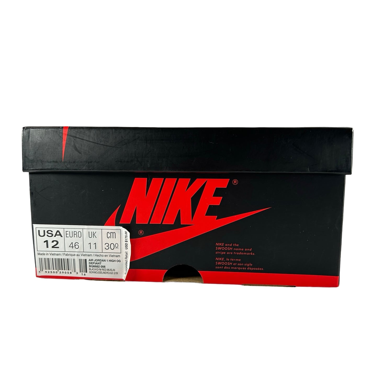 BQ6682 006 Jordan 1 Retro High OG Defiant Couture [USED] - 12 M (Used)