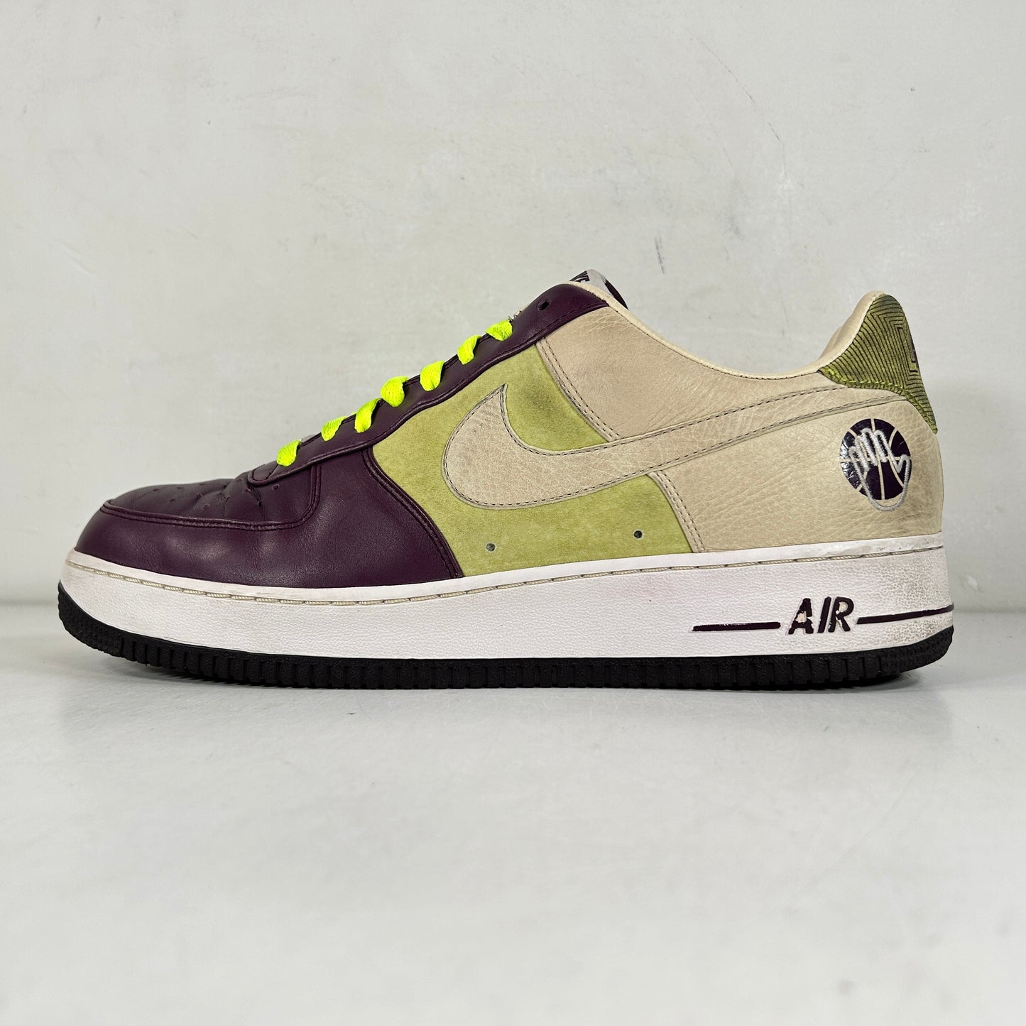 316982 521 Nike Air Force 1 Low Premium Bobbito Aubergine [USED] - 11 M (Used) (No Box)