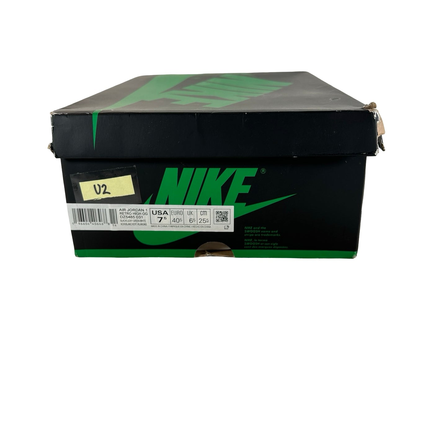 DZ5485 031 Jordan 1 Retro High OG Lucky Green [USED] - 7.5 M (Used2)