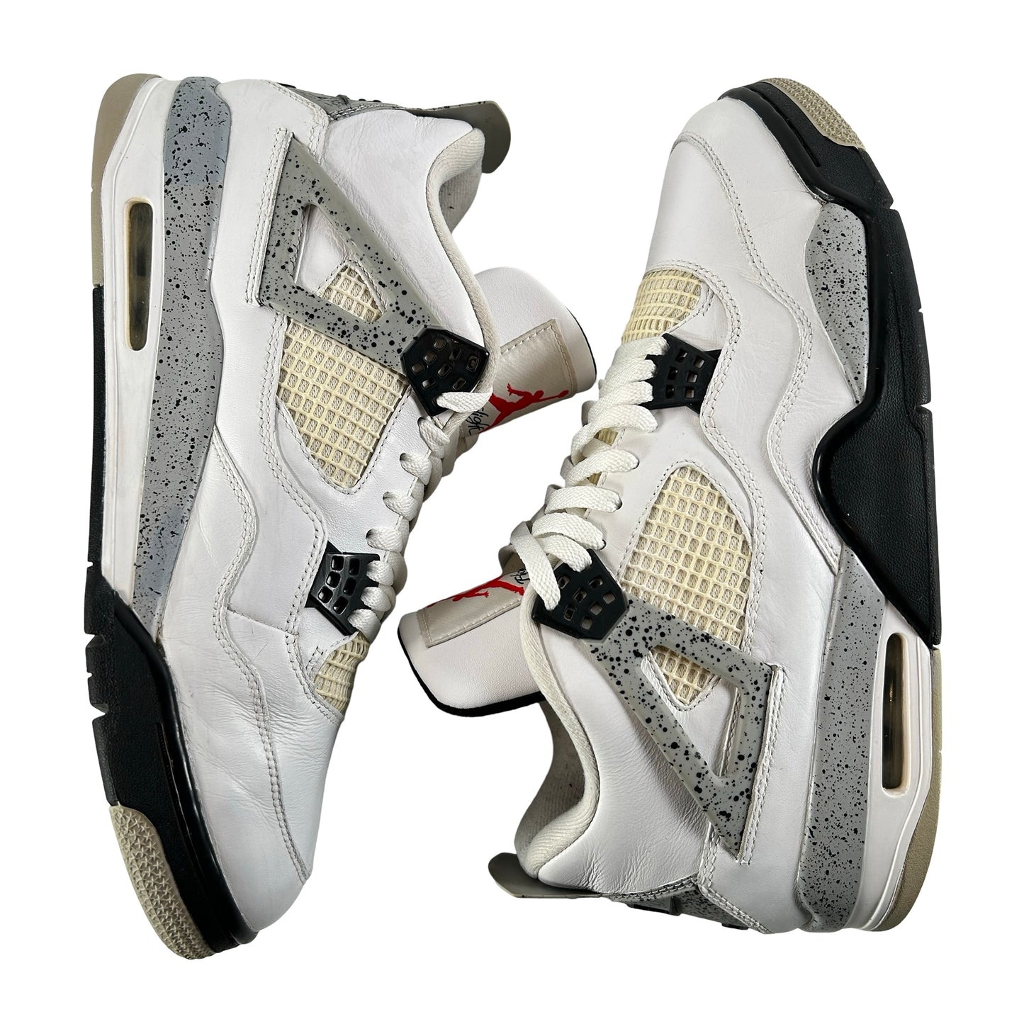 840606 192 Jordan 4 White Cement [USED] - 12 M (Used) (No Box)